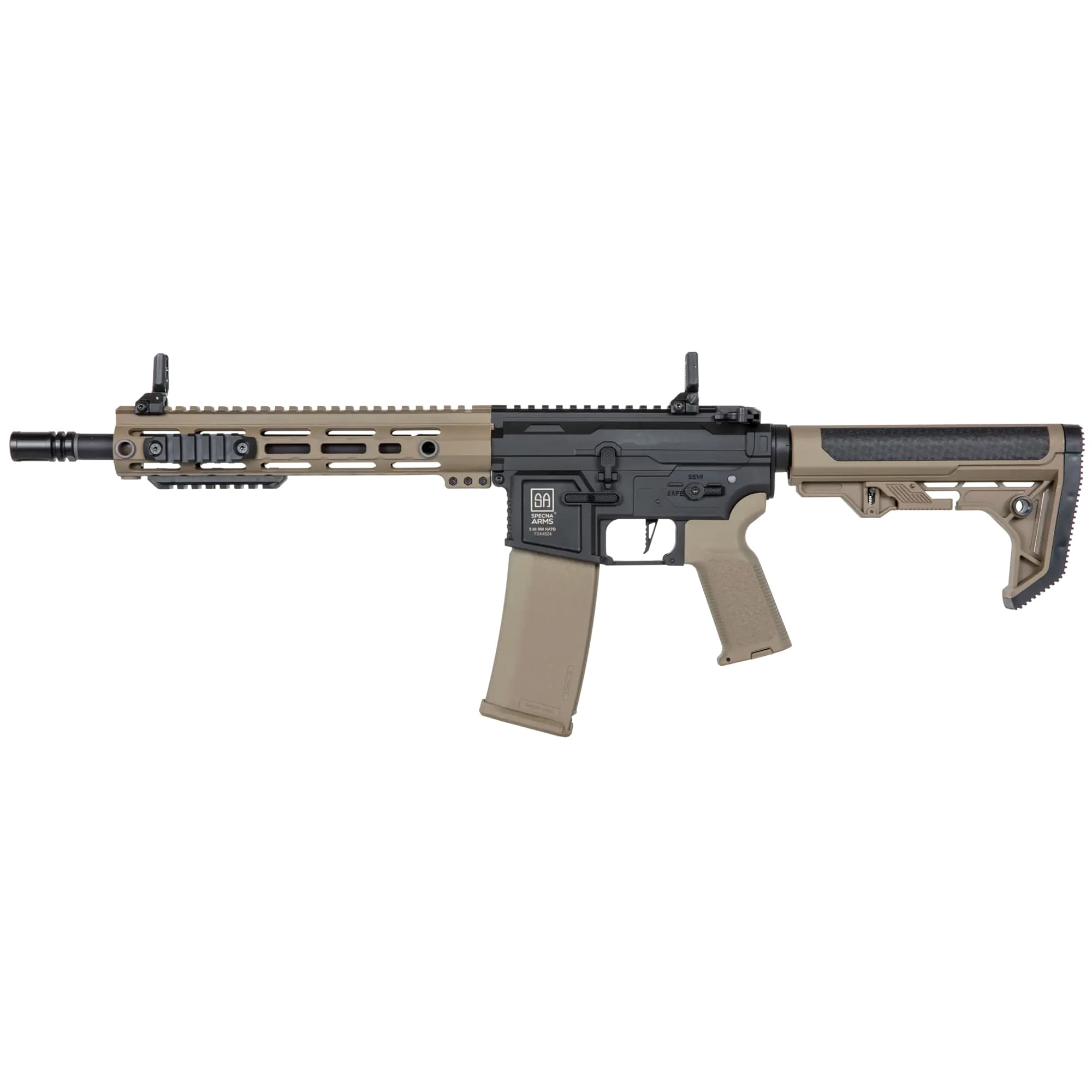 Штурмова гвинтівка AEG Specna Arms SA-F05-RL Flex Light Ops Stock New Receiver Hal ETU - Half-Tan