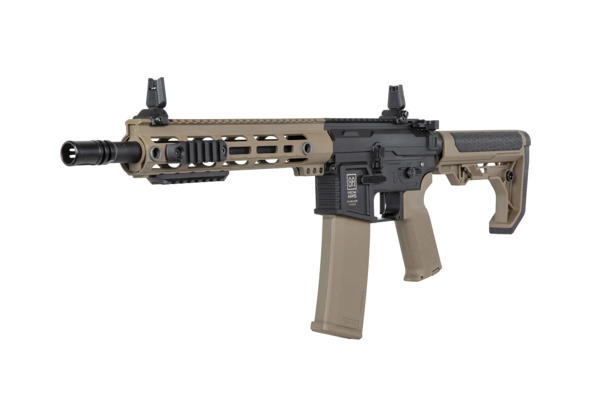 Штурмова гвинтівка AEG Specna Arms SA-F05-RL Flex Light Ops Stock New Receiver Hal ETU - Half-Tan