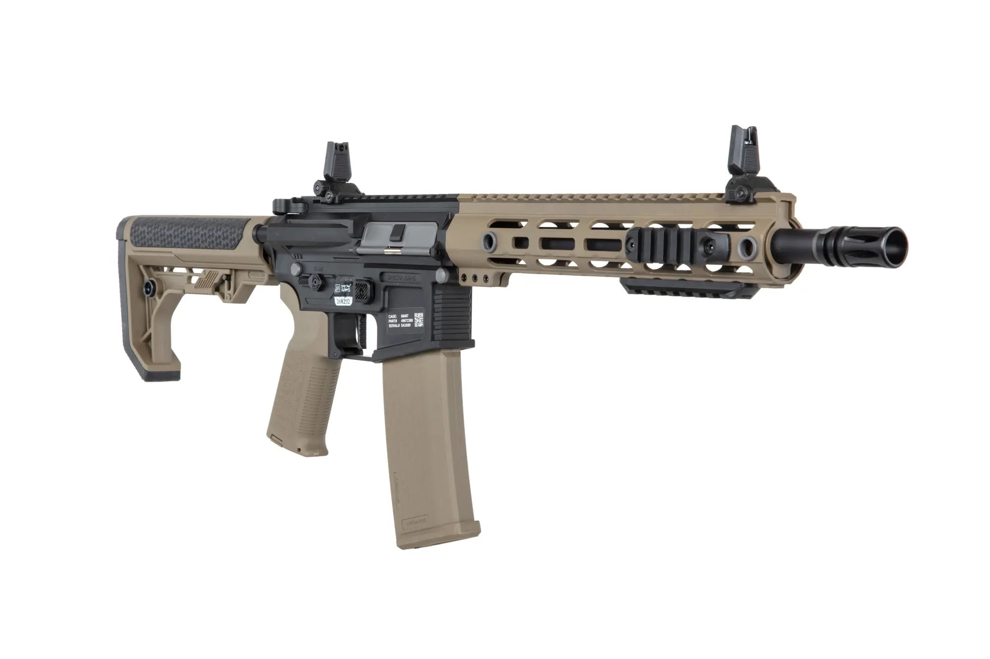 Штурмова гвинтівка AEG Specna Arms SA-F05-RL Flex Light Ops Stock New Receiver Hal ETU - Half-Tan