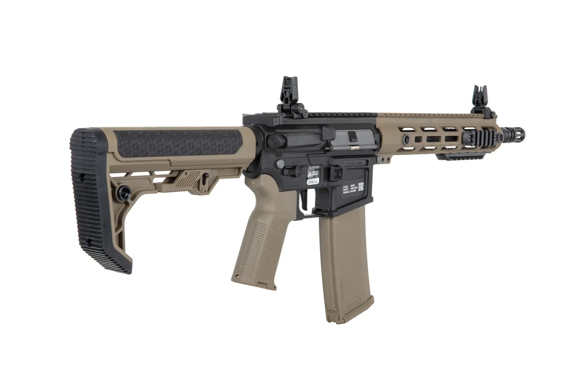Штурмова гвинтівка AEG Specna Arms SA-F05-RL Flex Light Ops Stock New Receiver Hal ETU - Half-Tan