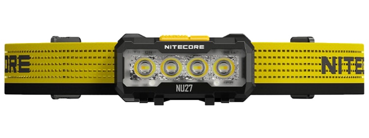 Latarka czołowa Nitecore NU27 Black - 600 lumenów