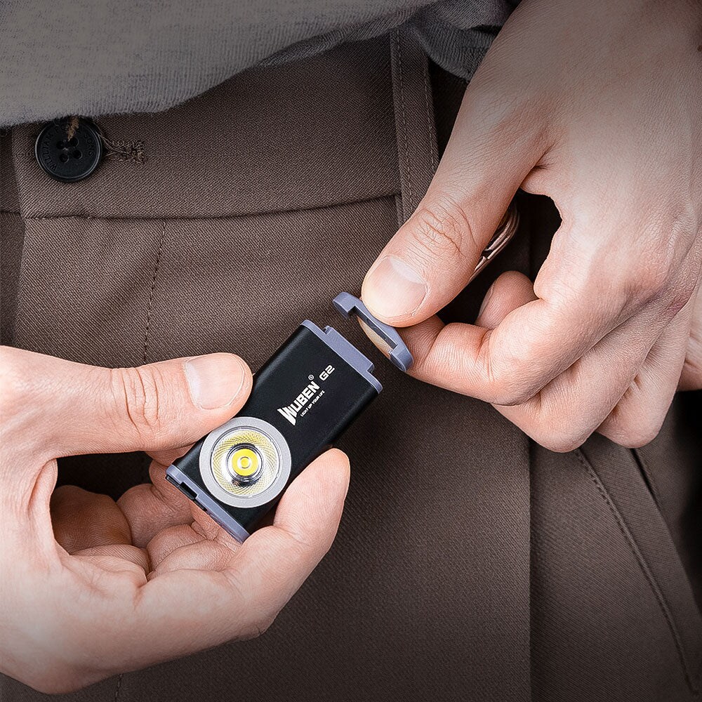 Latarka brelok Wuben G2 Green - 500 lumenów