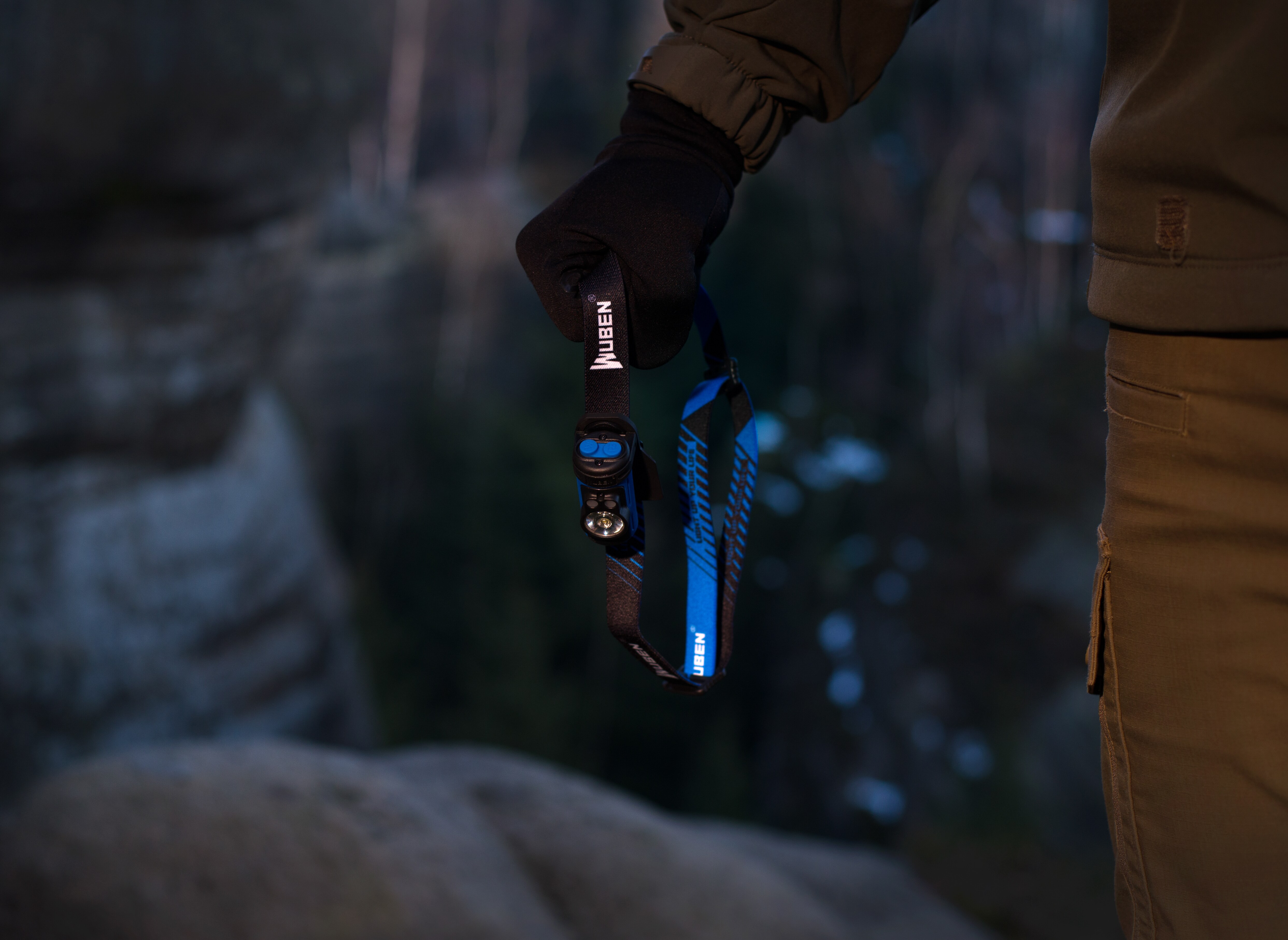 Latarka czołowa Wuben H3 Blue - 120 lumenów