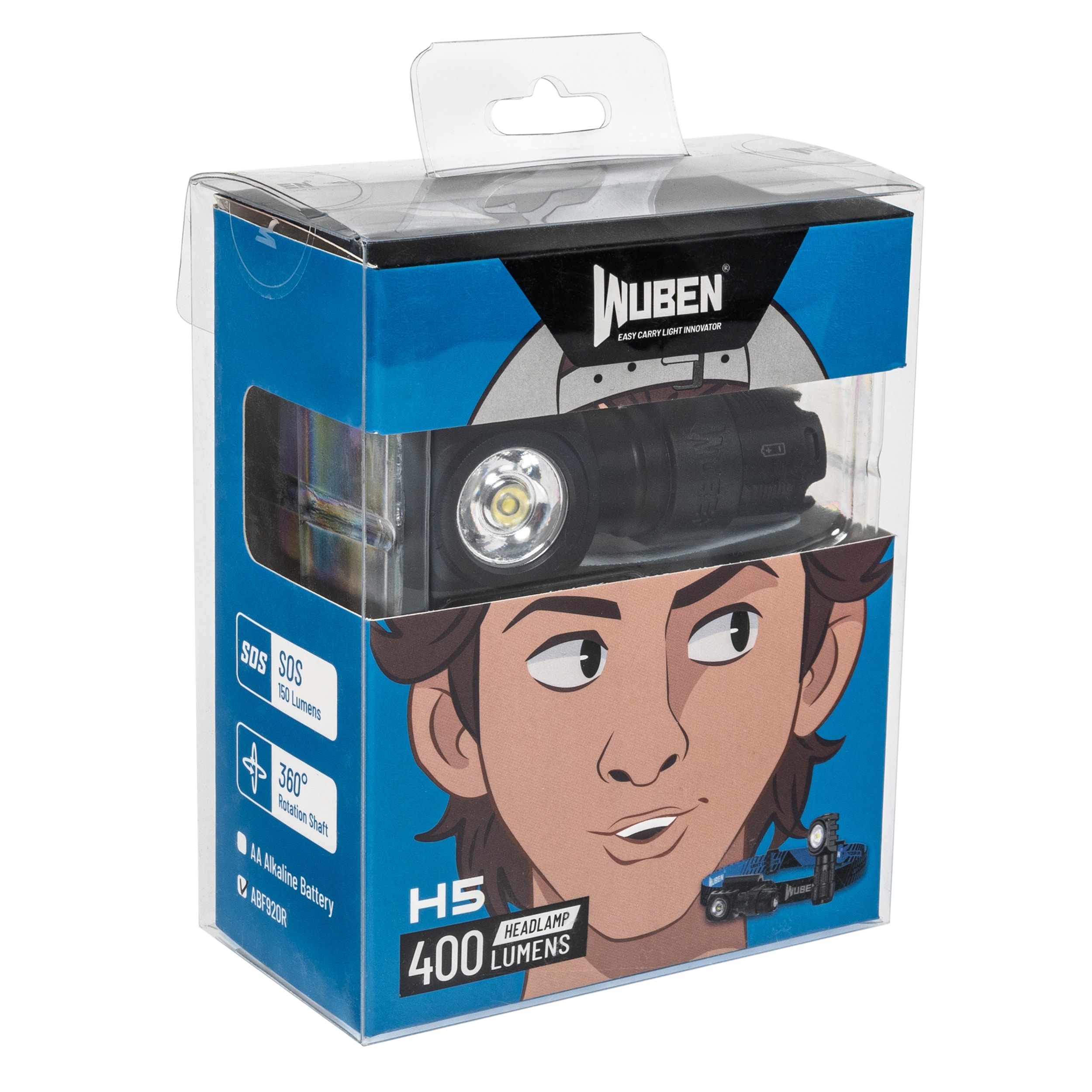 Wuben H5 Headlamp - 400 lumens
