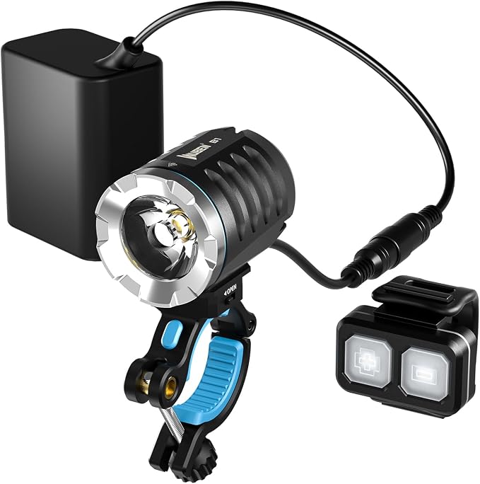 Światło rowerowe przednie Wuben B1 Black - 3600 lumenów
