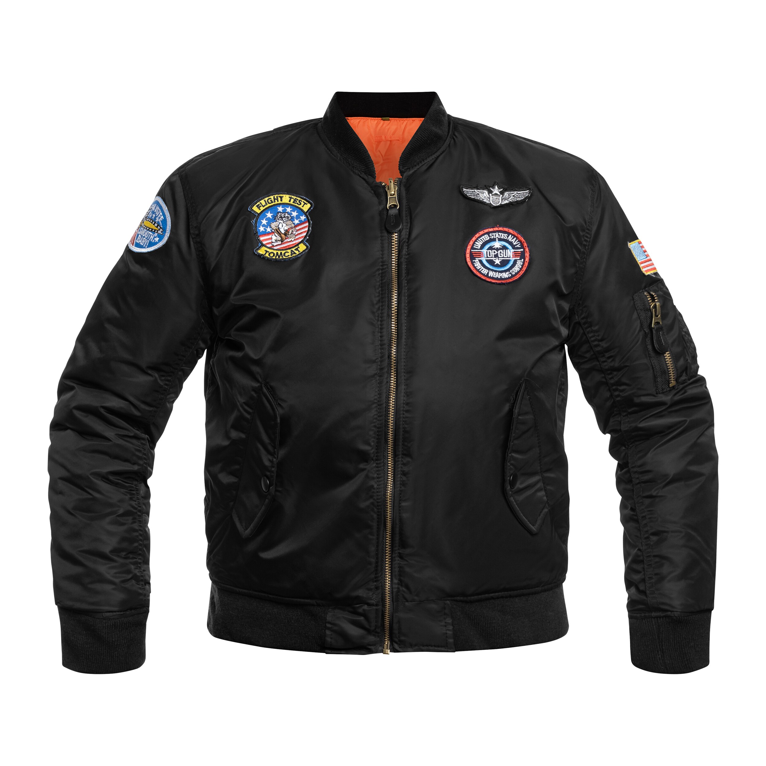 Kurtka dziecięca Mil-Tec MA1 Flight Jacket - Black