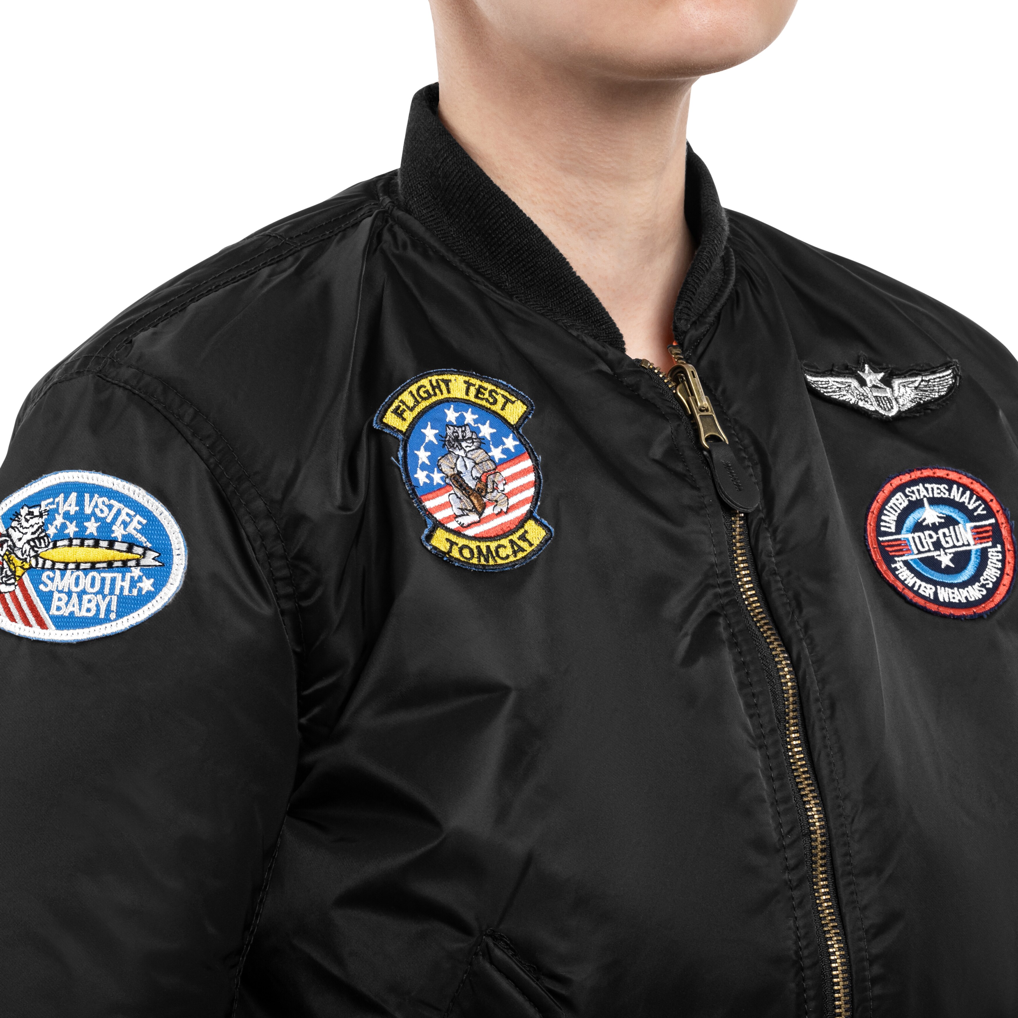 Kurtka dziecięca Mil-Tec MA1 Flight Jacket - Black