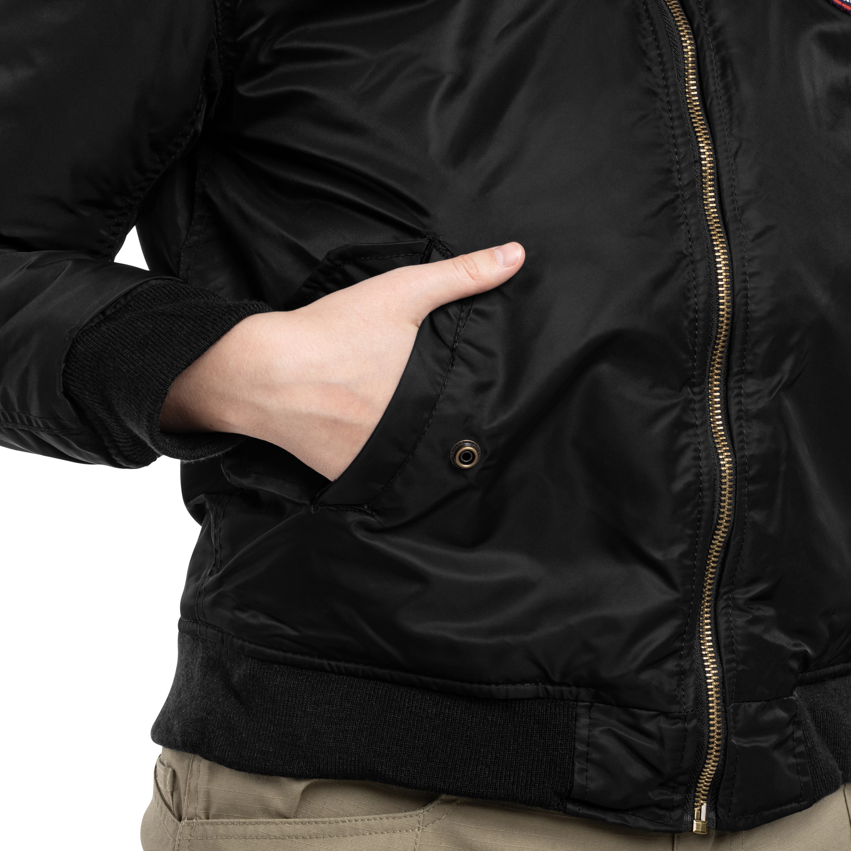 Kurtka dziecięca Mil-Tec MA1 Flight Jacket - Black