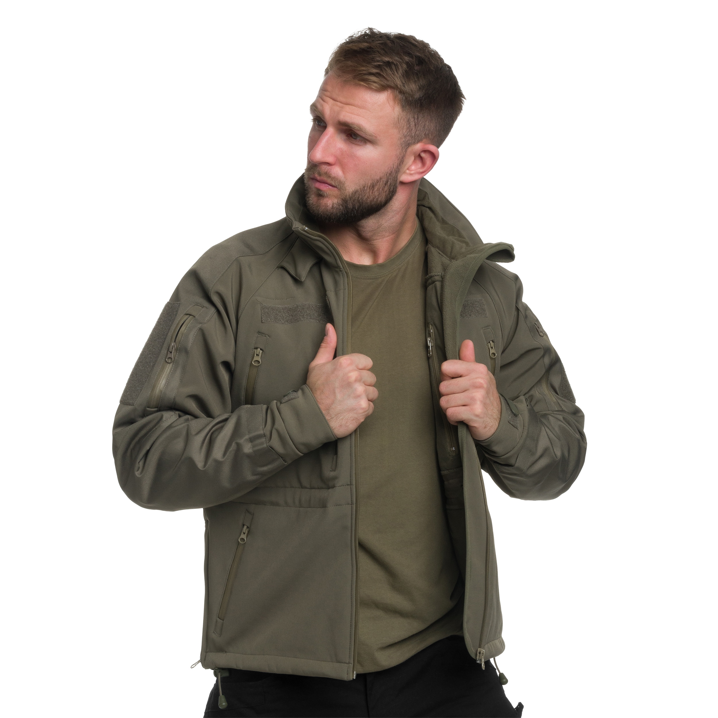 Kurtka Mil-Tec Softshell Plus - Olive