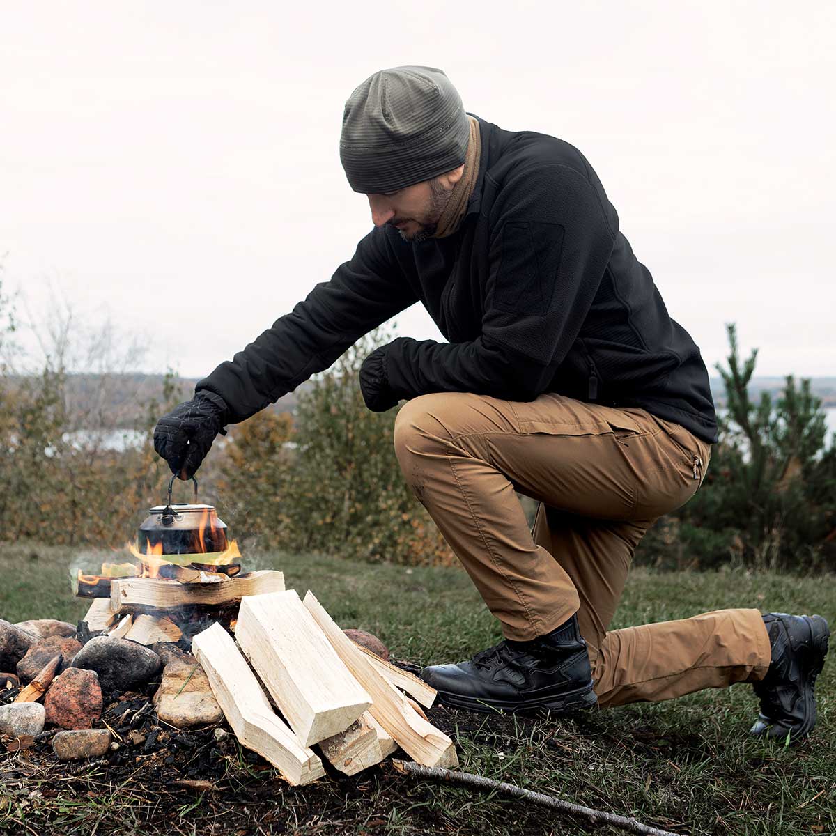 Флісова кофта 5.11 Bastion Tactical Fleece - Black