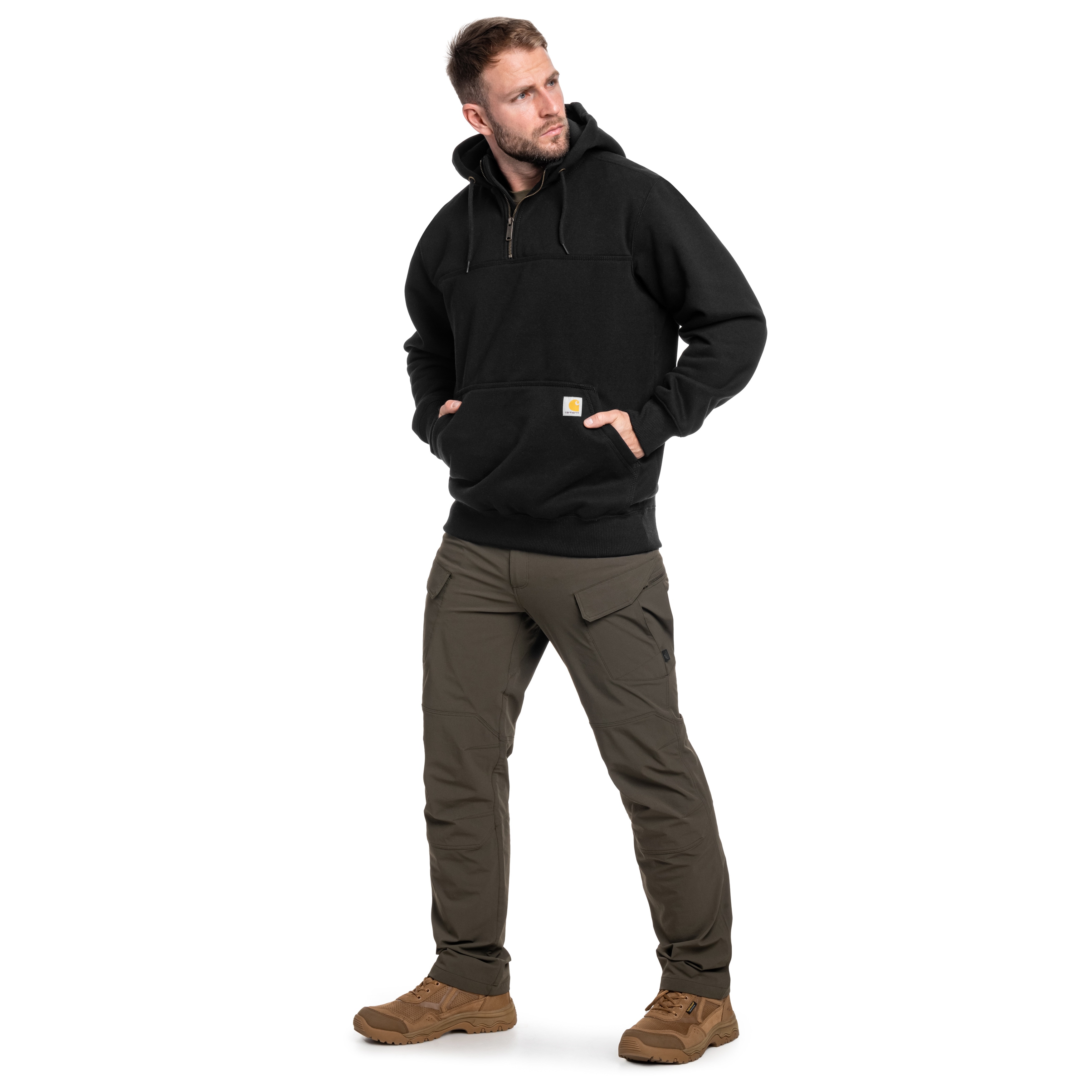 Bluza Carhartt Rain Defender Heavyweight Half Zip - Black