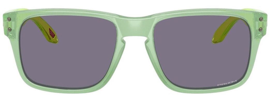 Okulary przeciwsłoneczne Oakley Holbrook XXS - Transparent Jade/Prizm Grey