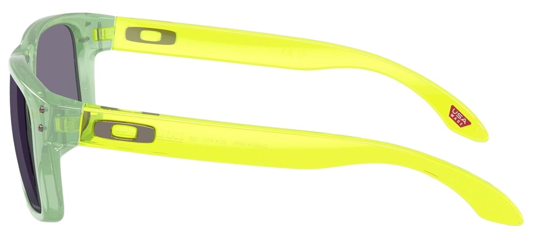 Okulary przeciwsłoneczne Oakley Holbrook XXS - Transparent Jade/Prizm Grey