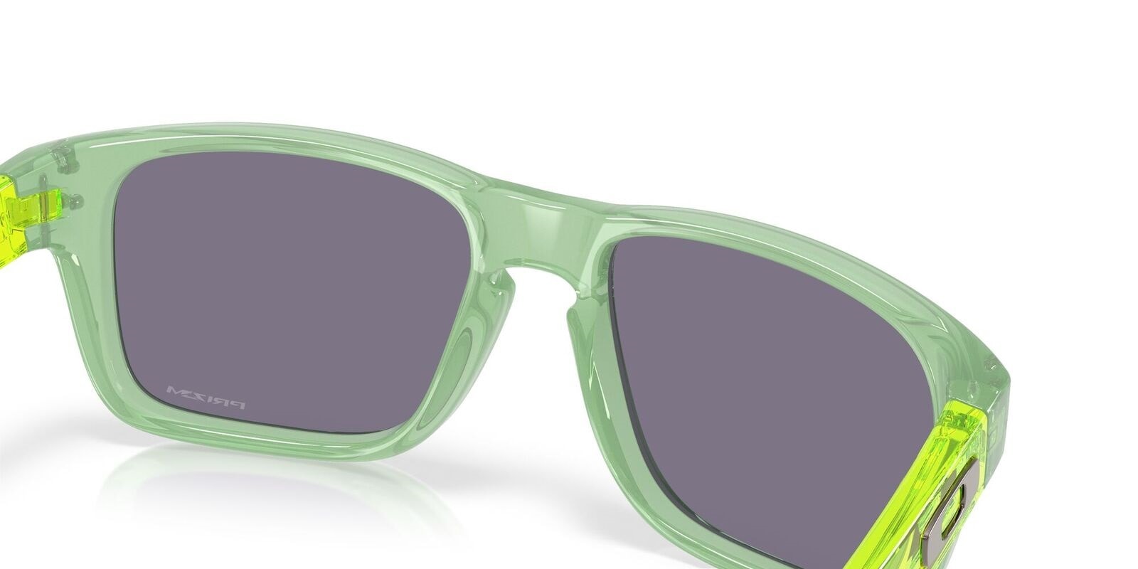 Okulary przeciwsłoneczne Oakley Holbrook XXS - Transparent Jade/Prizm Grey
