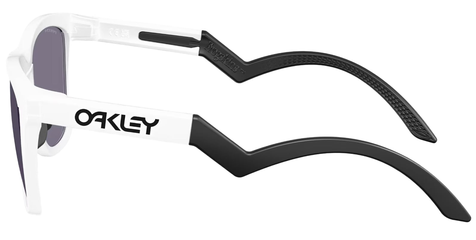 Okulary przeciwsłoneczne Oakley Frogskins Hybrid - Matte White/Prizm Grey