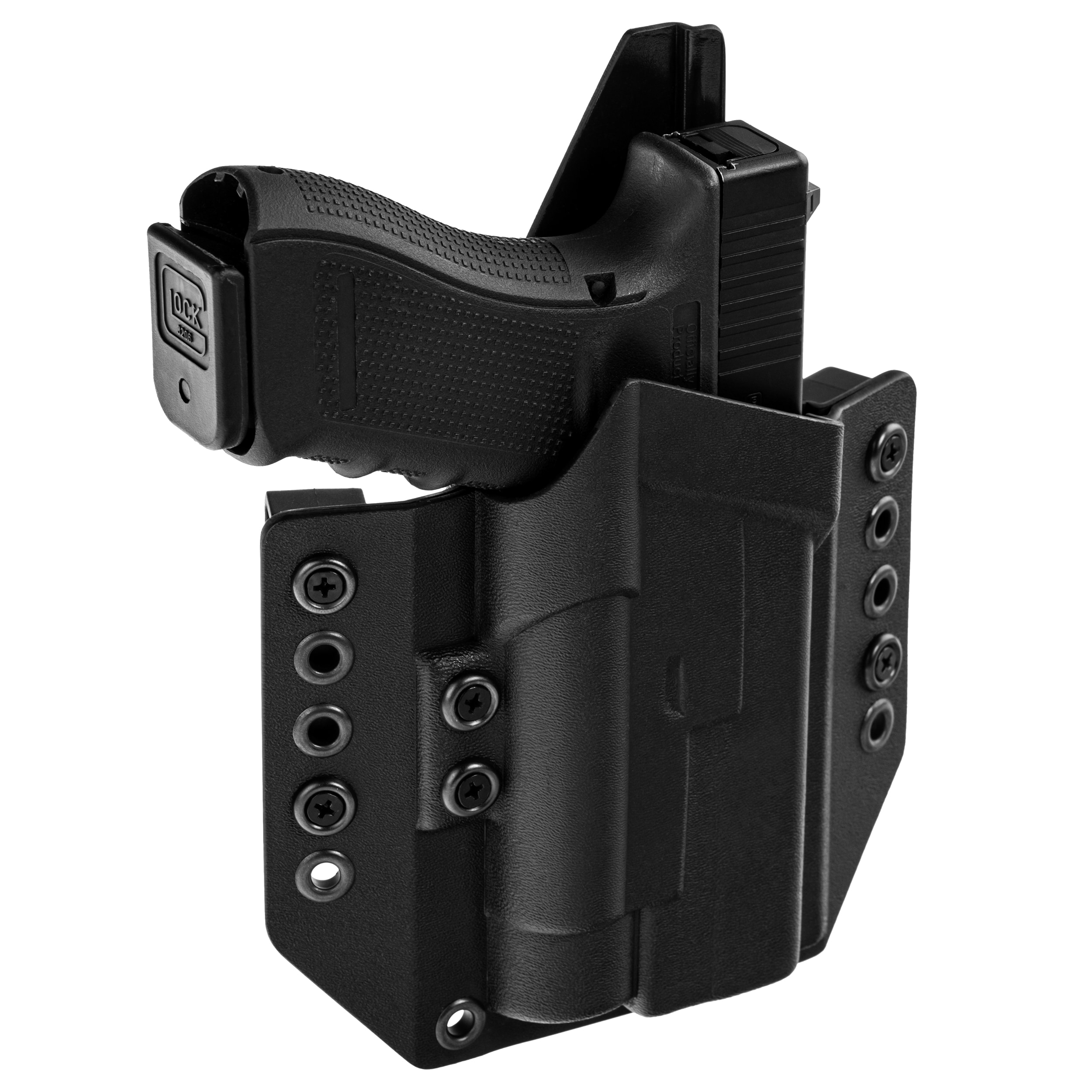 Kabura Doubletap Gear OWB do pistoletów Glock 19 z latarką TLR-1 - Black
