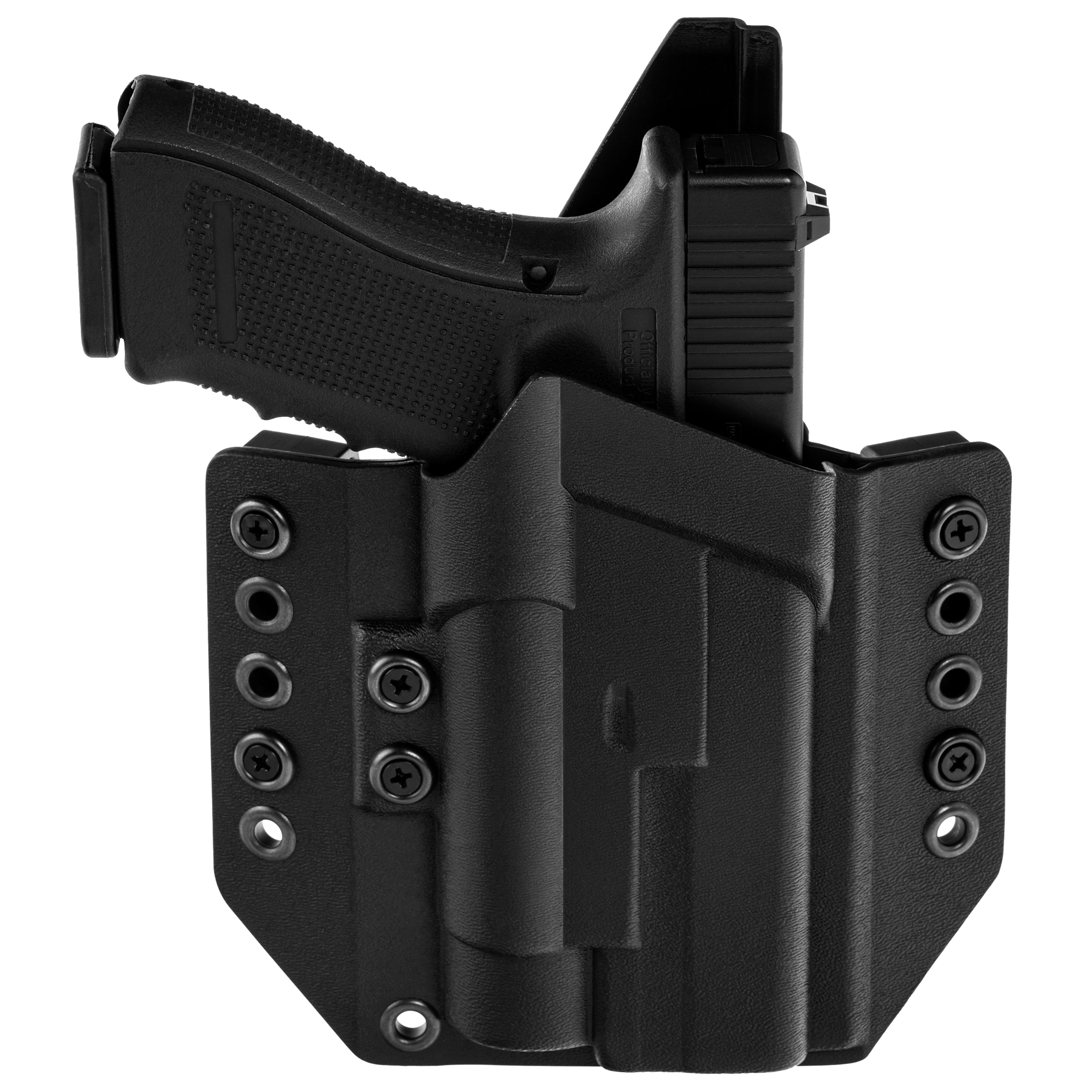Kabura Doubletap Gear OWB do pistoletów Glock 19 z latarką TLR-1 - Black