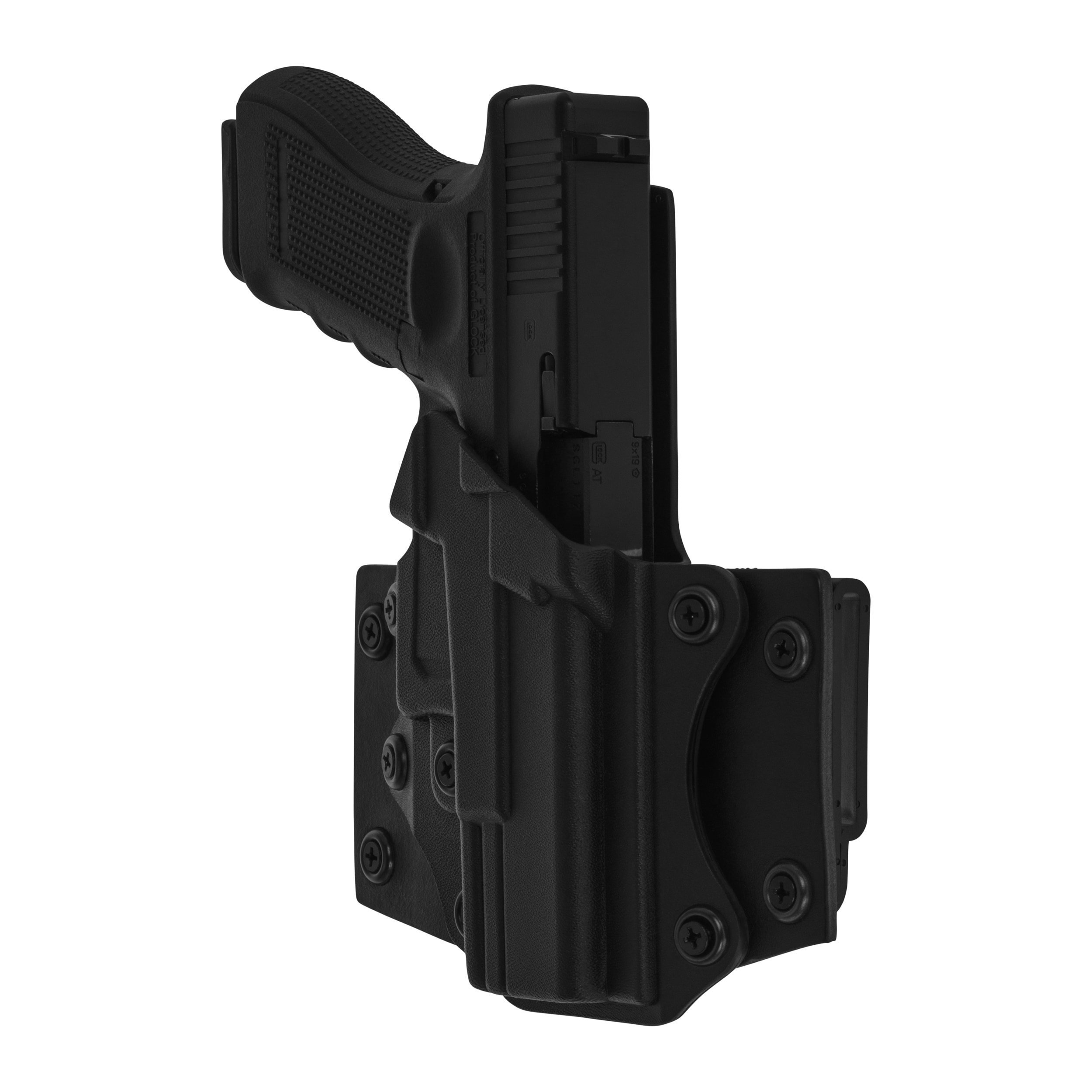 Kabura Doubletap Gear Kydex OWB Superwings do pistoletów Glock 19 - Black