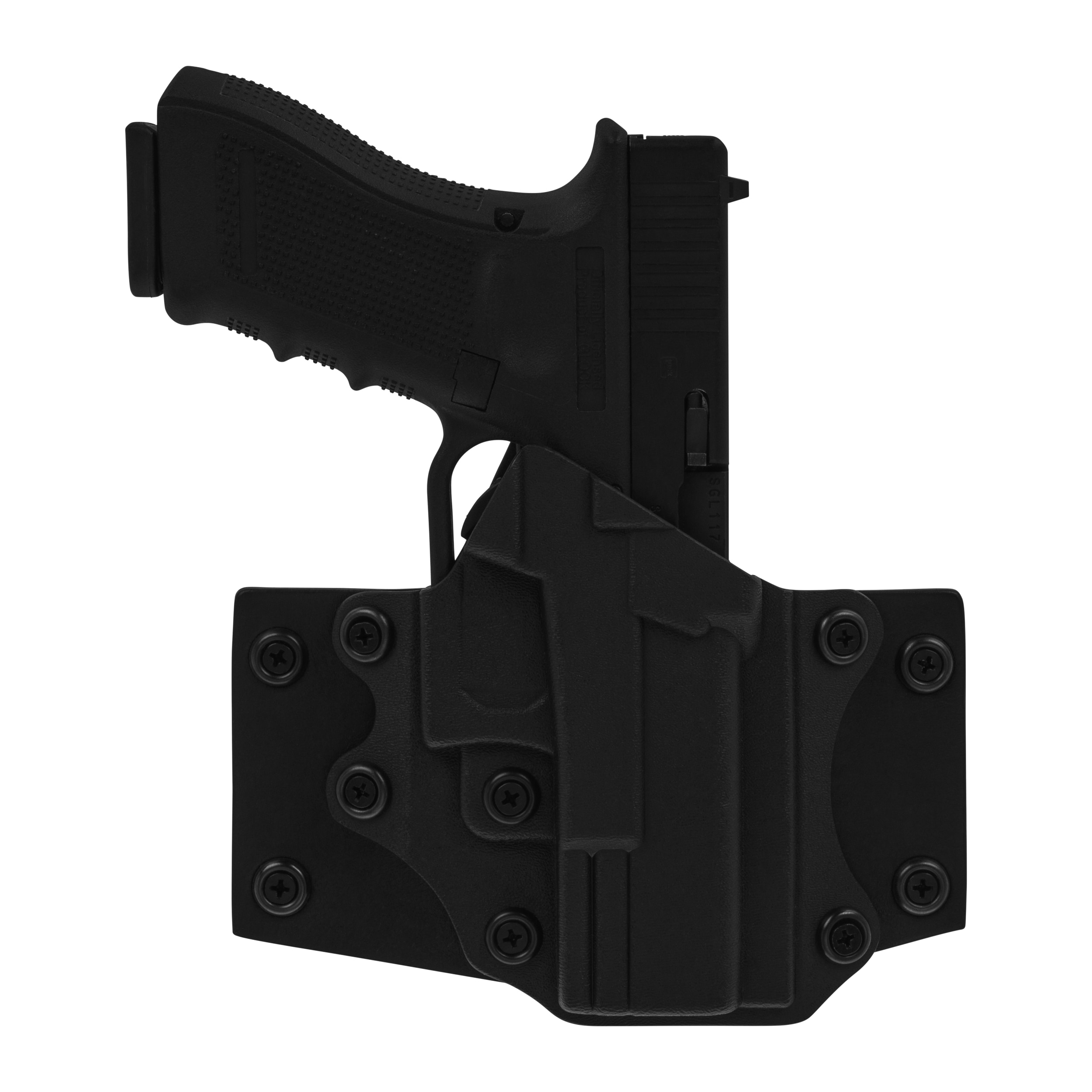 Kabura Doubletap Gear Kydex OWB Superwings do pistoletów Glock 19 - Black