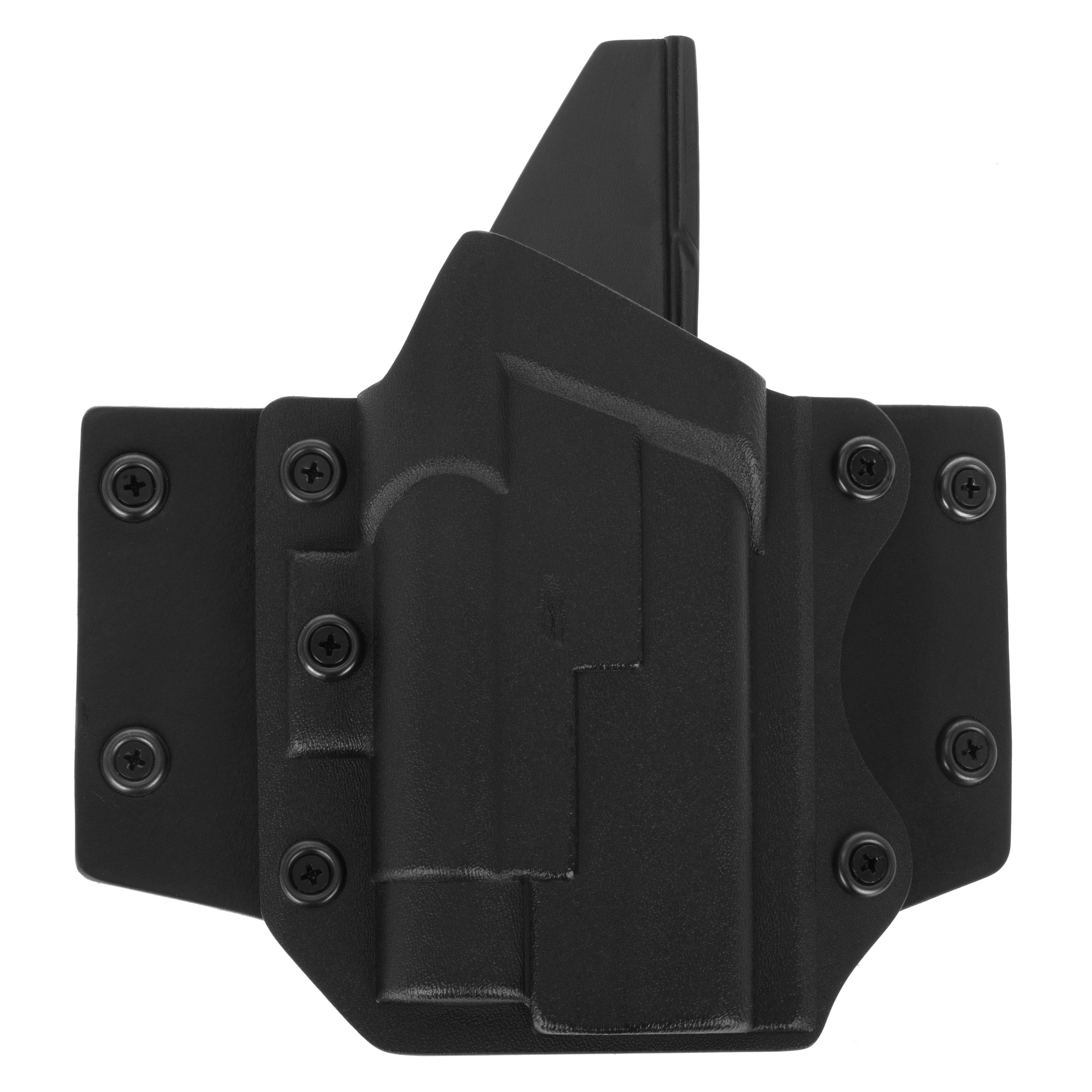 Kabura Doubletap Gear Kydex OWB Superwings do pistoletów Glock 17 z latarką Streamlight TLR-1 - Black