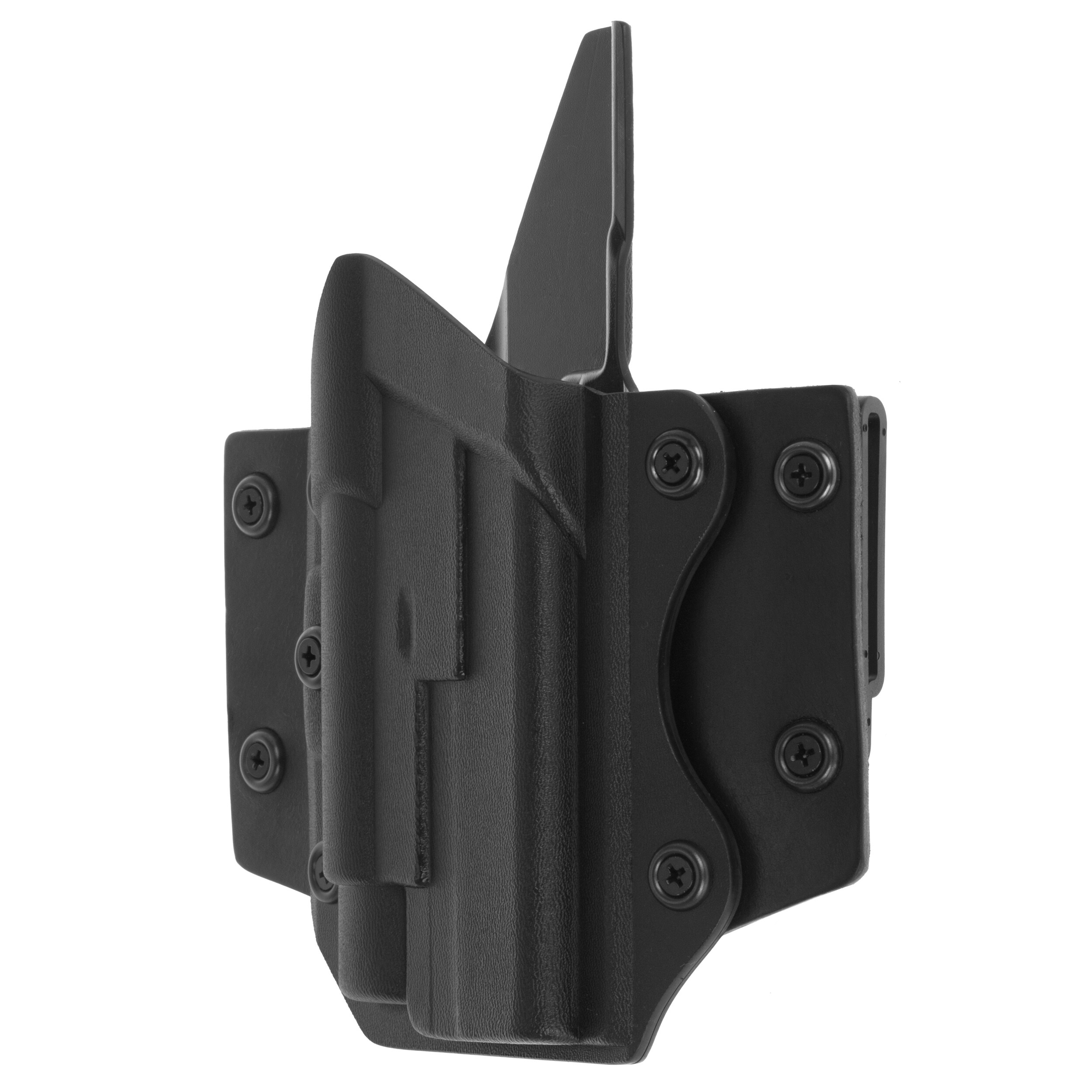 Doubletap Gear Kydex OWB Superwings holster for Glock 17 pistols with Streamlight TLR-1 torch - Black