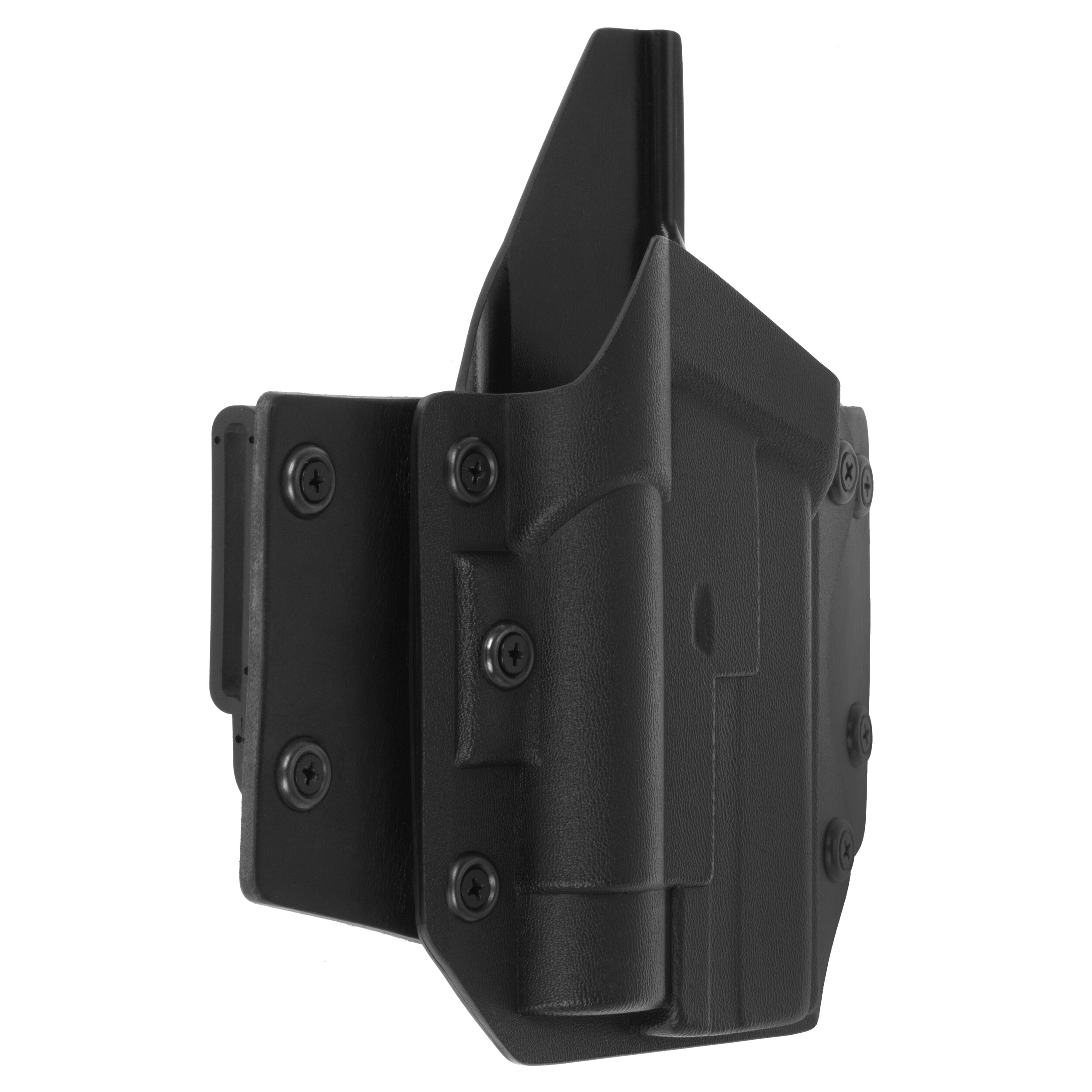 Doubletap Gear Kydex OWB Superwings holster for Glock 17 pistols with Streamlight TLR-1 torch - Black