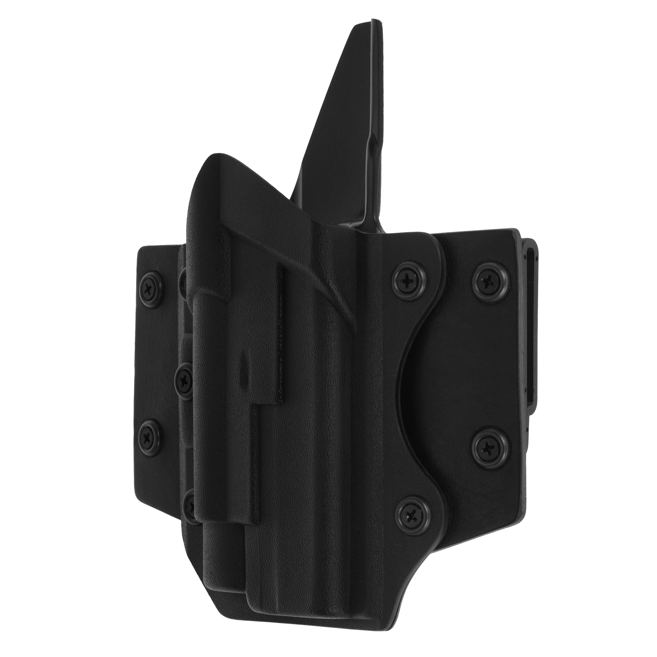 Kabura Doubletap Gear Kydex OWB Superwings do pistoletów Glock 19 z latarką Streamlight TLR-1 - Black