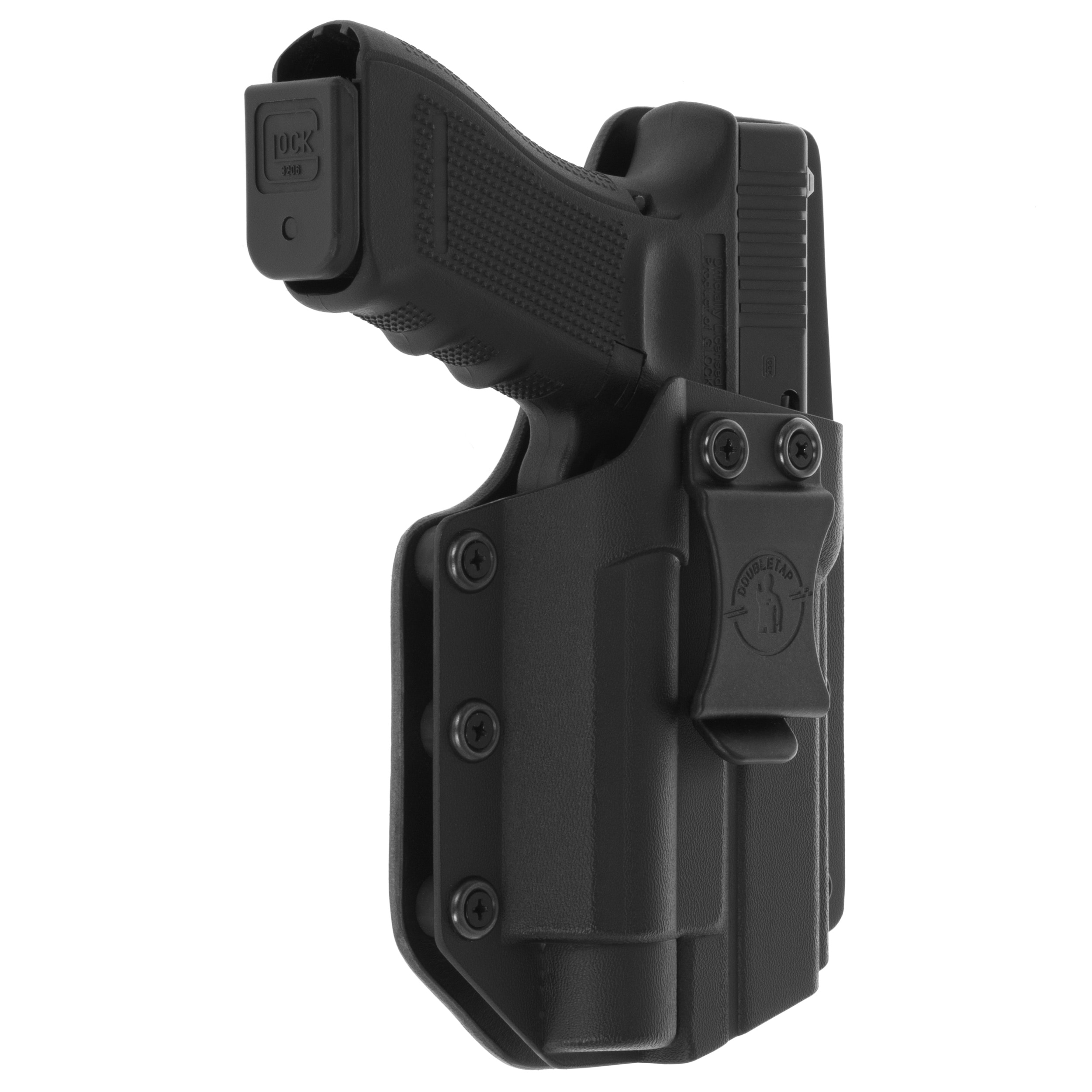 Кобура Doubletap Gear Kydex IBW Hybrid для пістолетів Glock 19 з ліхтариком - Black