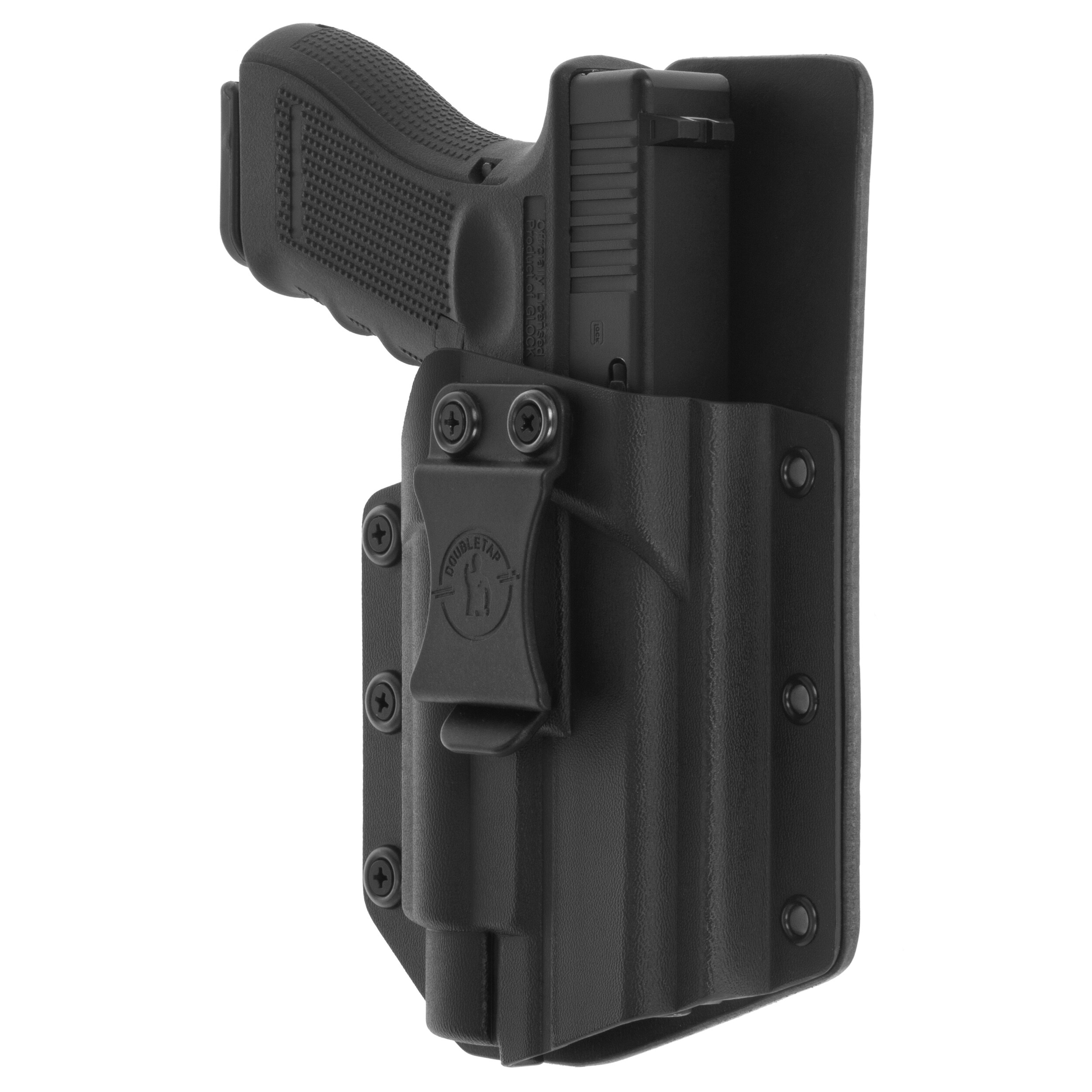 Кобура Doubletap Gear Kydex IBW Hybrid для пістолетів Glock 19 з ліхтариком - Black