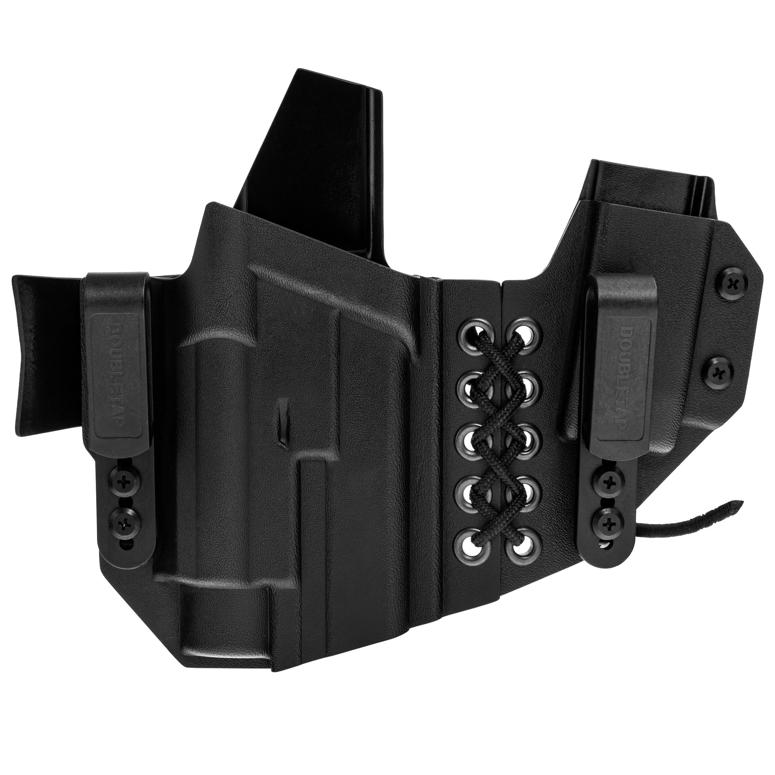 Kabura Doubletap Gear Kydex IWB Appendix Elastic z ładownicą do pistoletów Glock 17 TRL-1 - Black