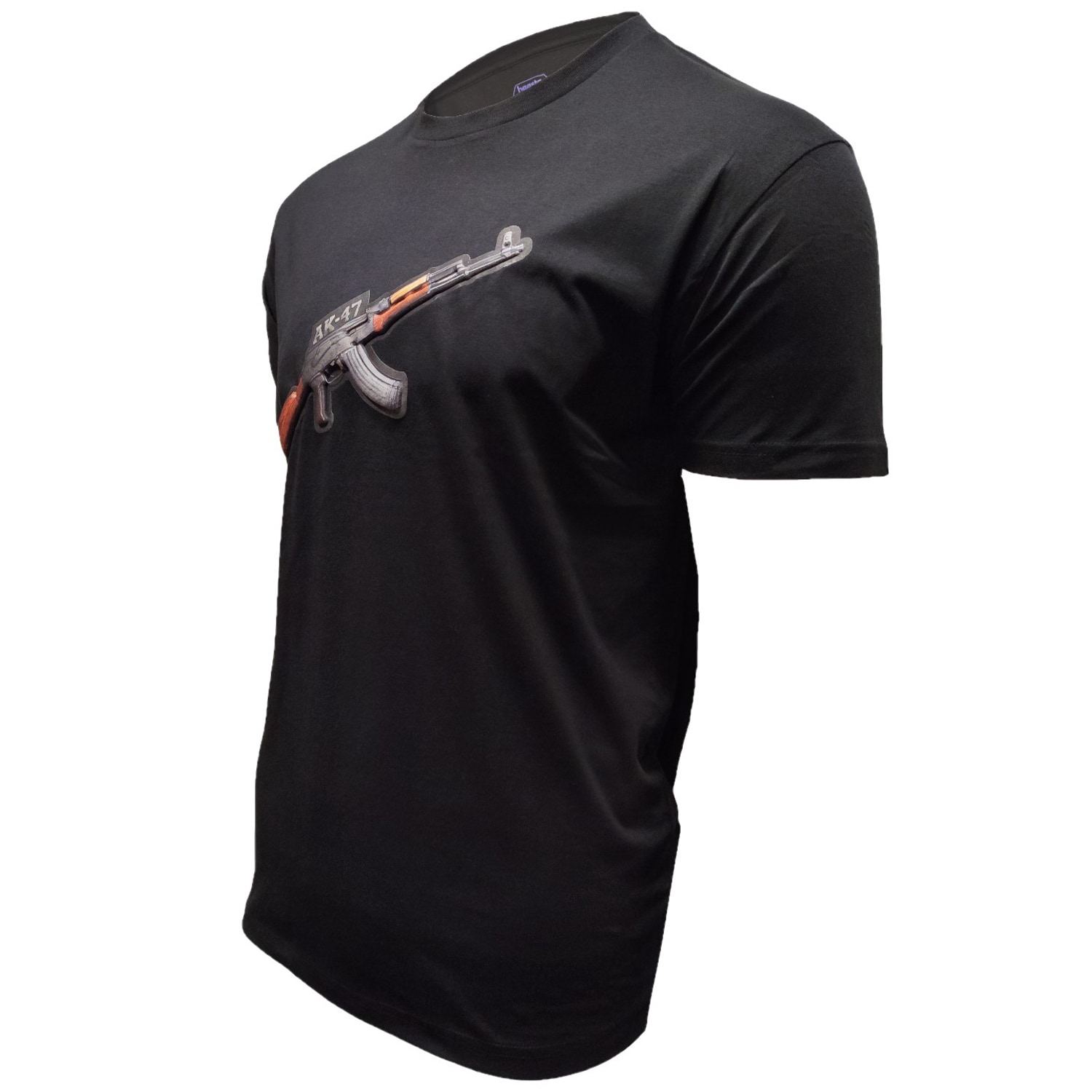 Koszulka T-Shirt Haasta Karabin AK 3D - Czarna