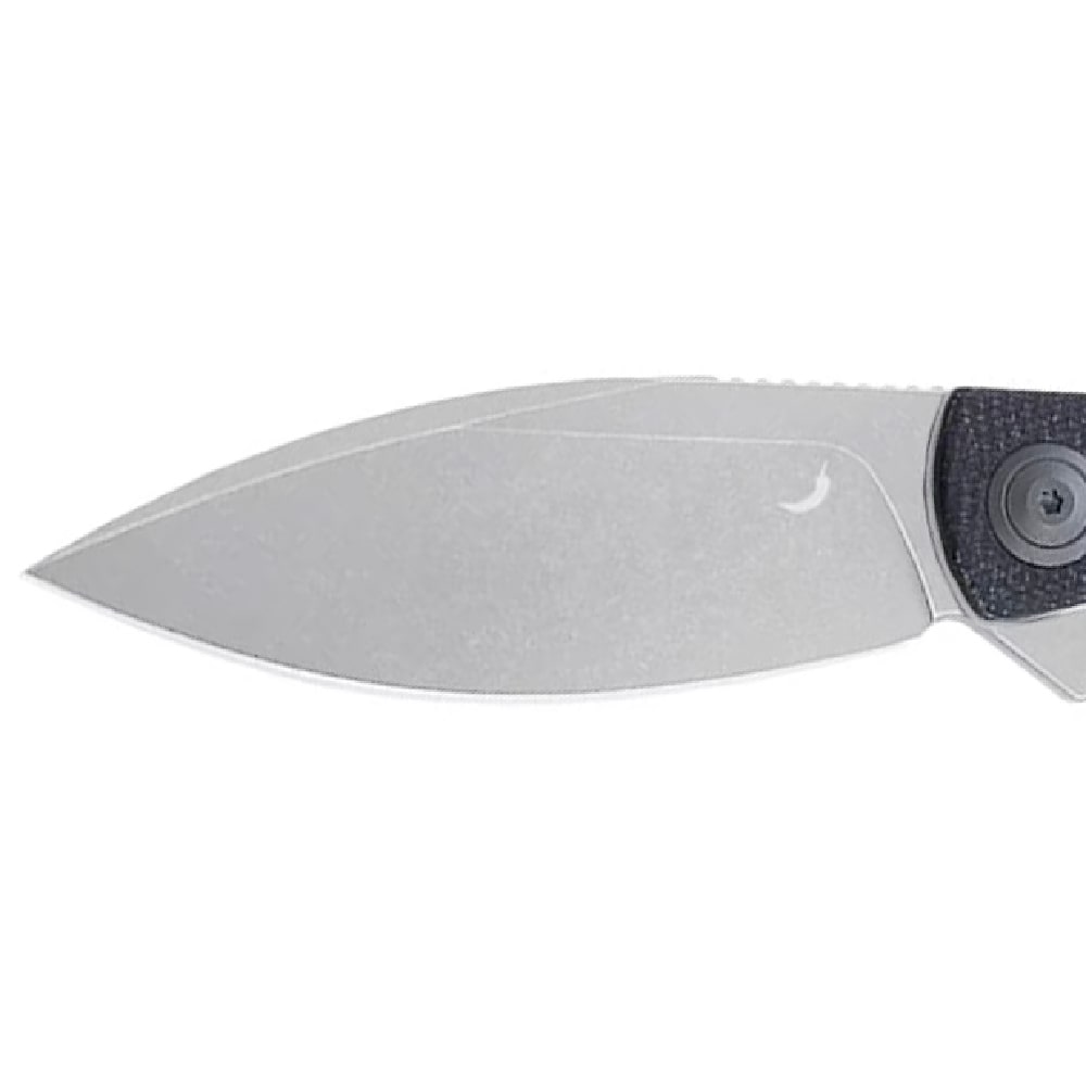 Nóż składany Trollsky Knives Mandu XL Dark Bead Blast/Black Micarta