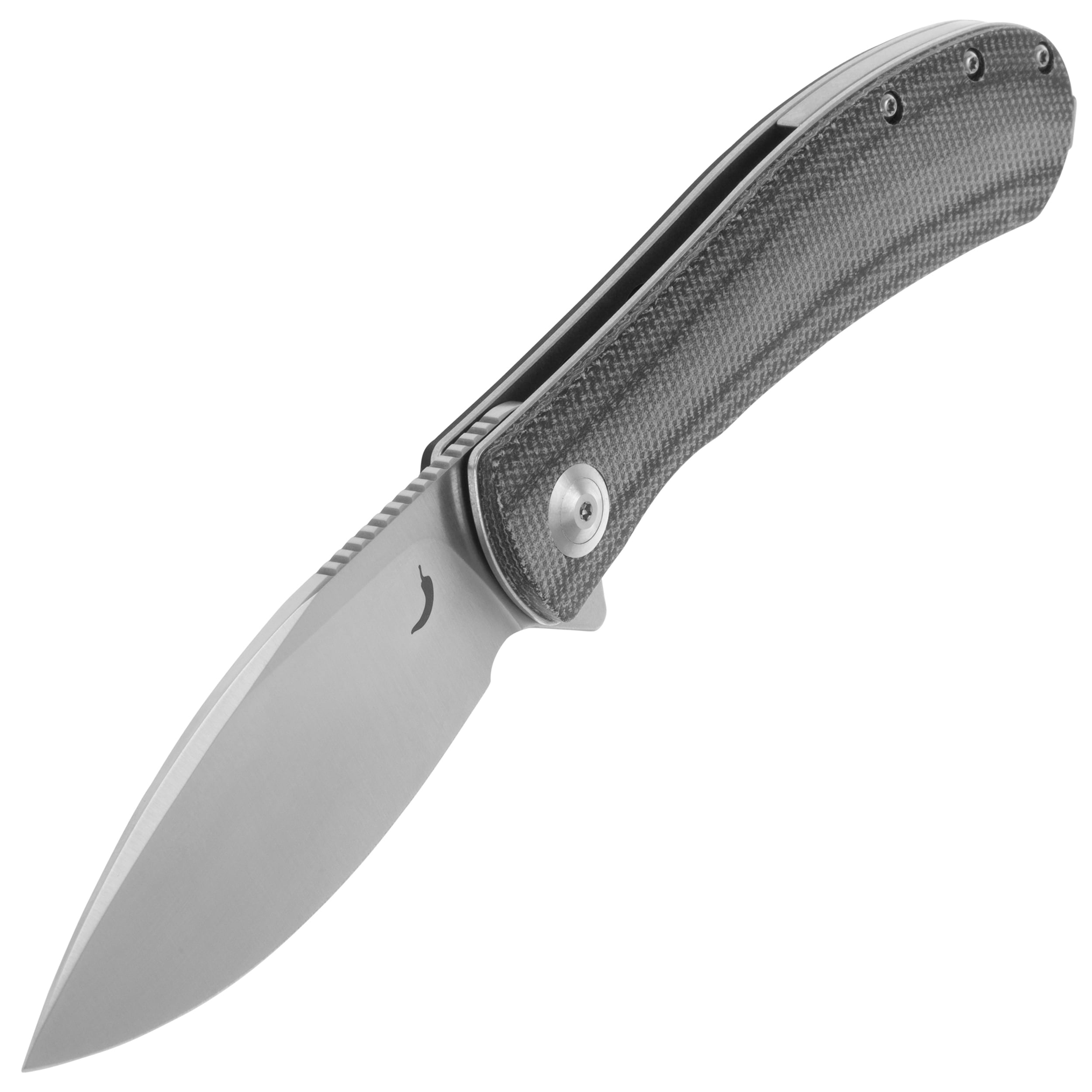 Nóż składany Trollsky Knives Mandu XL Satin D2/Black Micarta