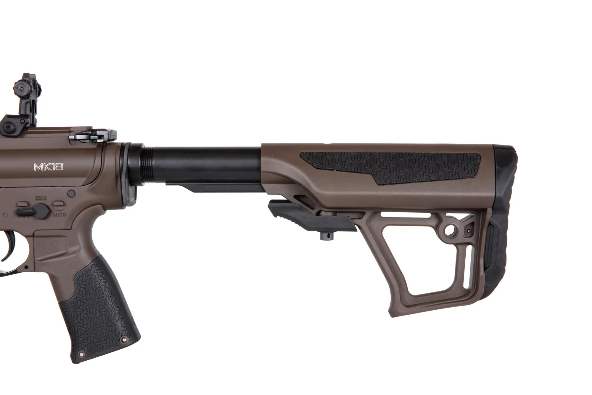 Karabinek szturmowy AEG ICS Daniel Defense MK18 SIII EBB - Bronze