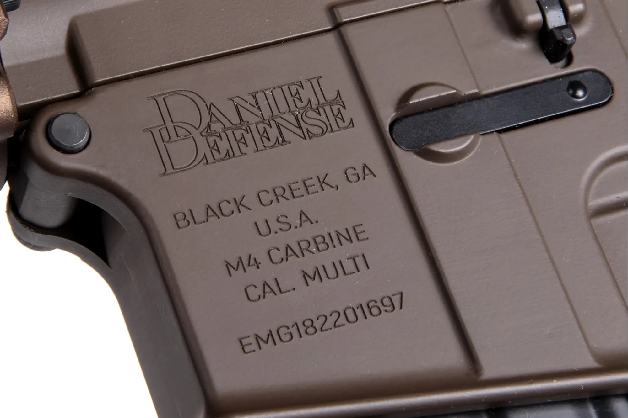 Karabinek szturmowy AEG ICS Daniel Defense MK18 SIII EBB - Bronze