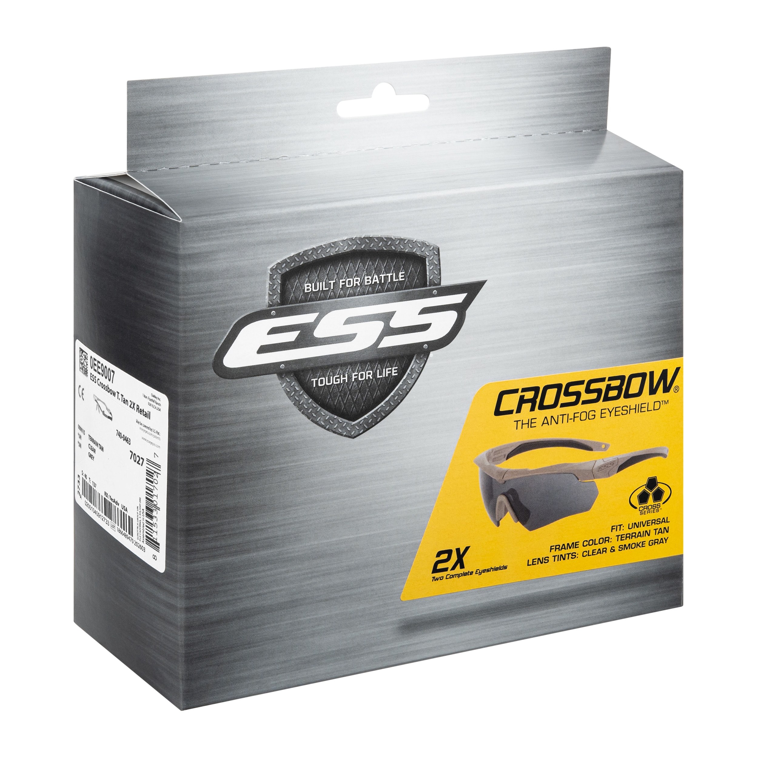 Okulary taktyczne ESS Crossbow - Terrain Tan