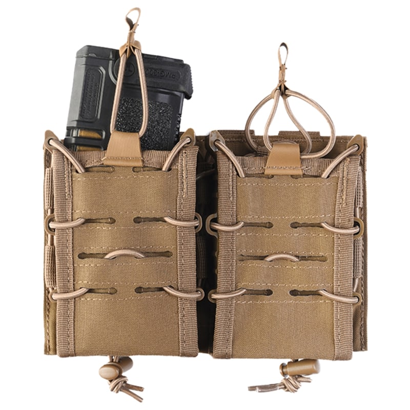 Podwójna ładownica Mil-Tec Open Flex Double - Coyote