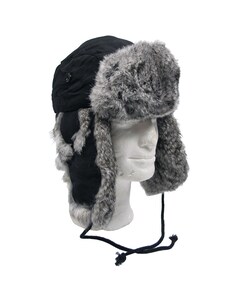 Зимова шапка Max Fuchs з хутром - Black Зимова шапка Max Fuchs з хутром - Black