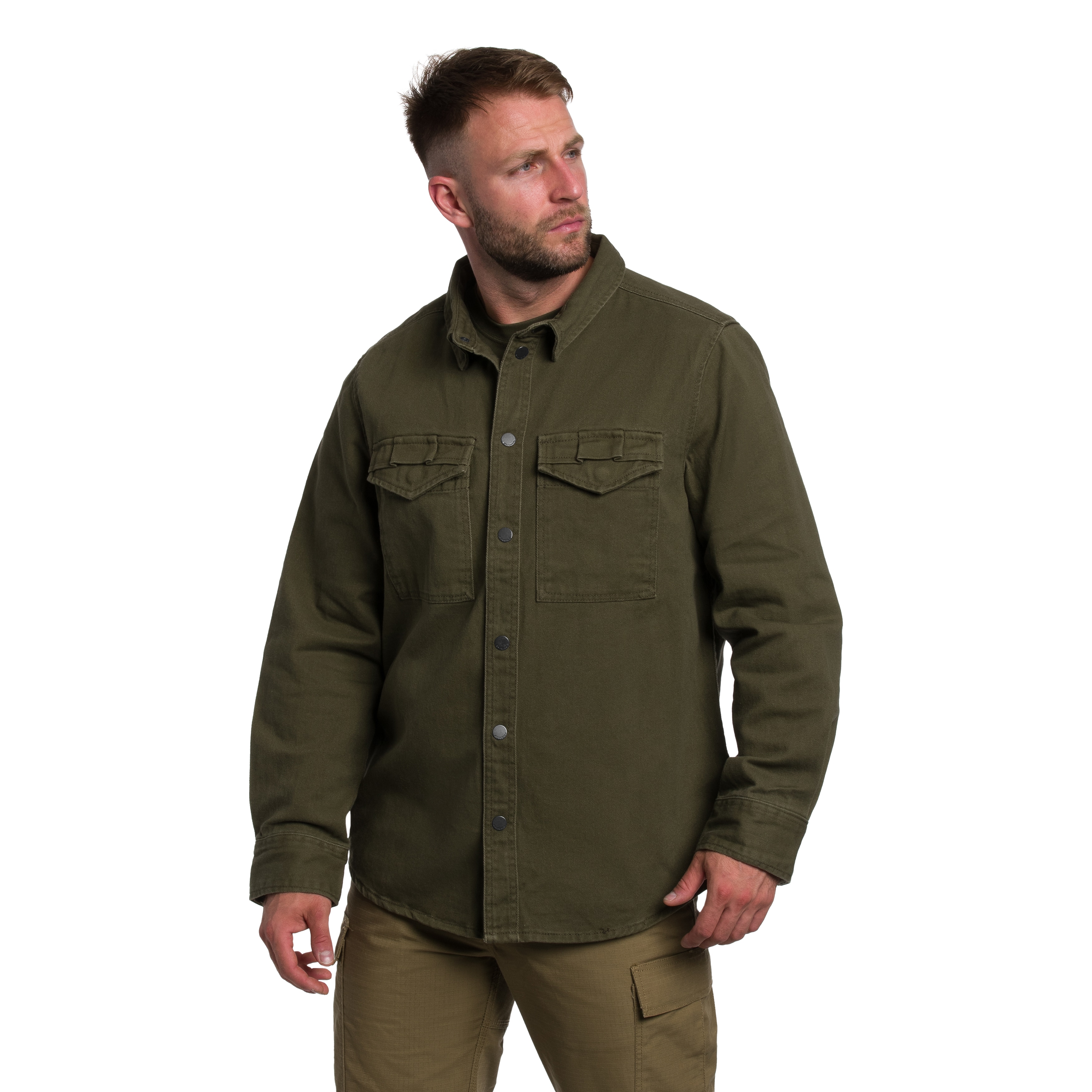 Сорочка Brandit Heavy Twill Shirt - Olive