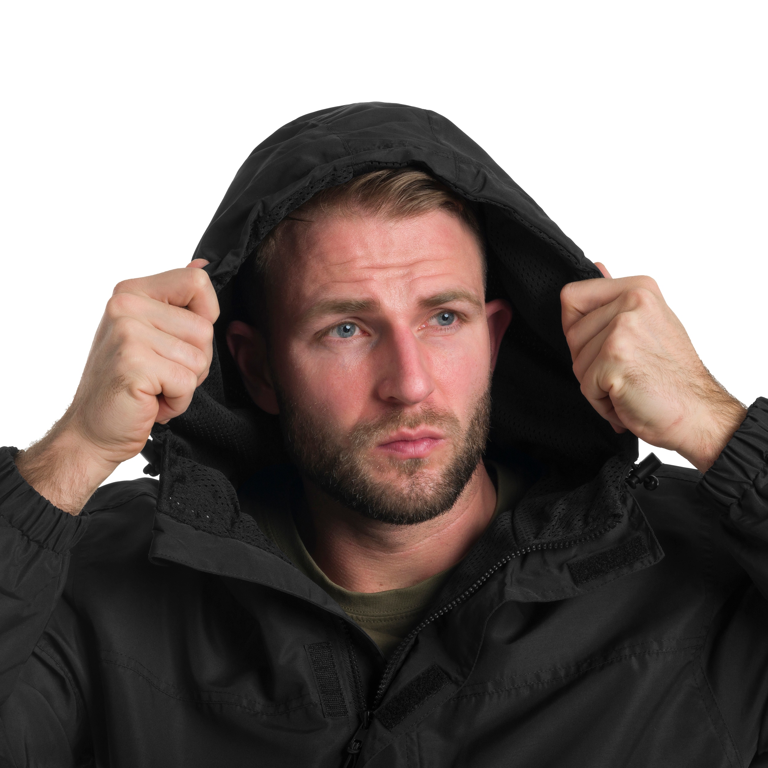 Kurtka Brandit Light Windbreaker Frontzip - Black