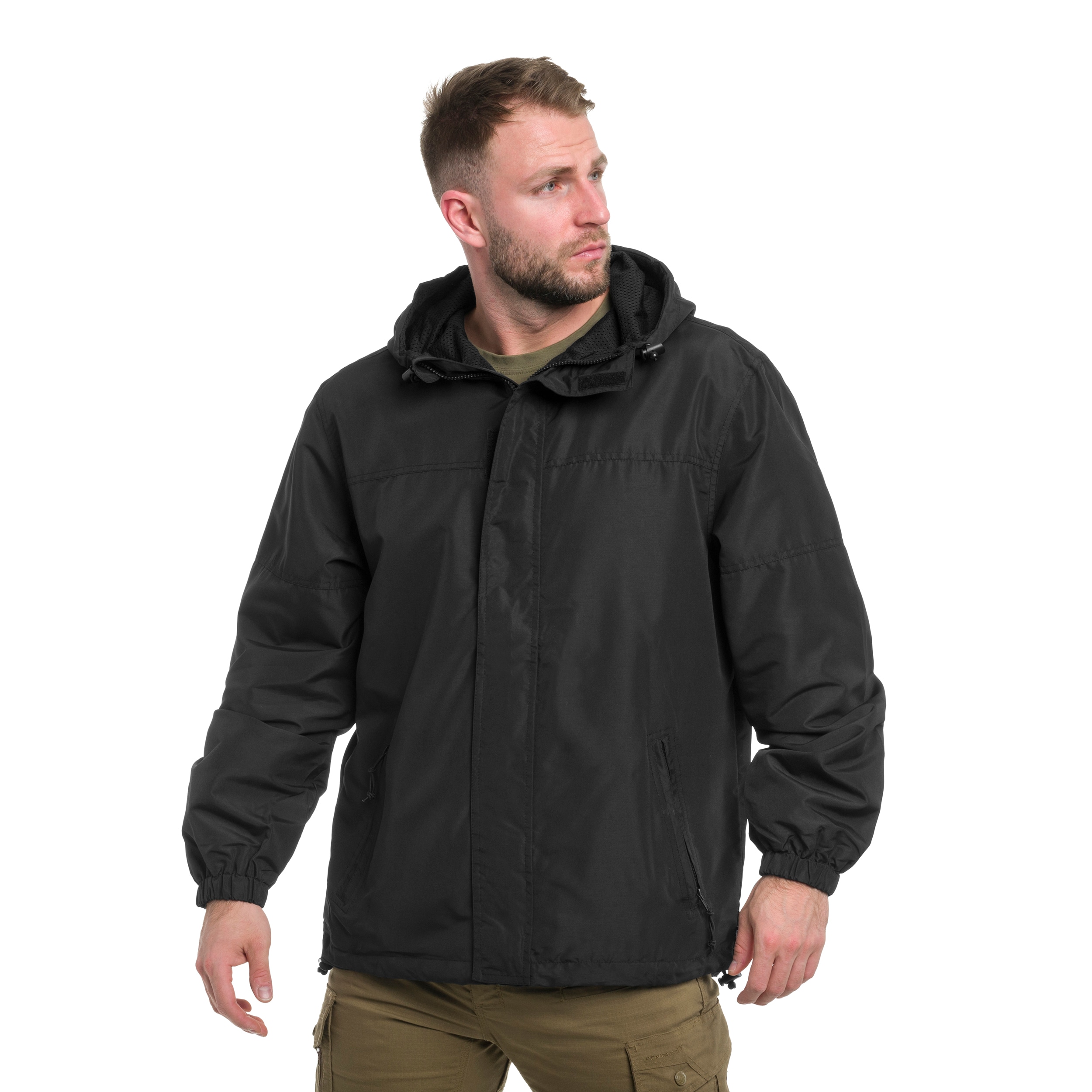 Kurtka Brandit Light Windbreaker Frontzip - Black