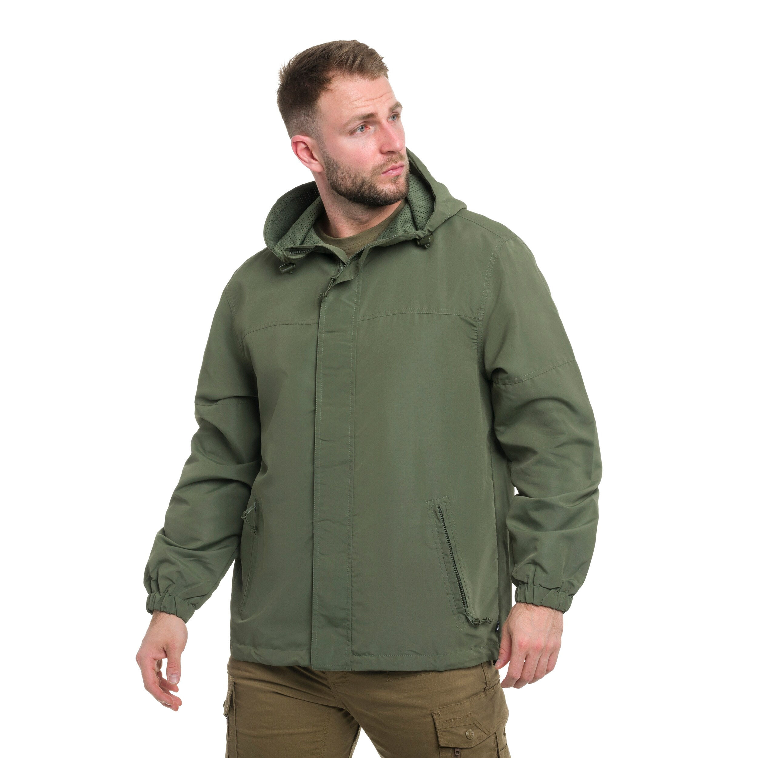 Kurtka Brandit Light Windbreaker Frontzip - Olive