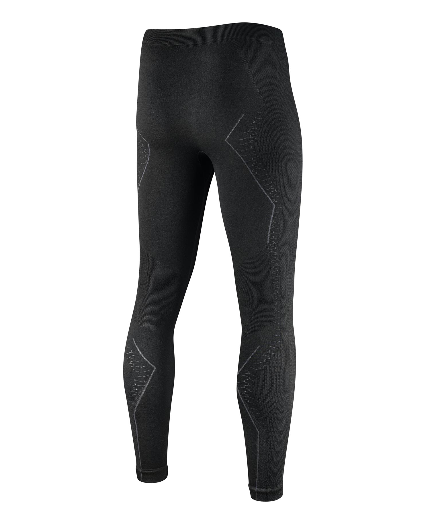 Legginsy wełniane męskie Brubeck termoaktywne Extreme Merino - Czarne