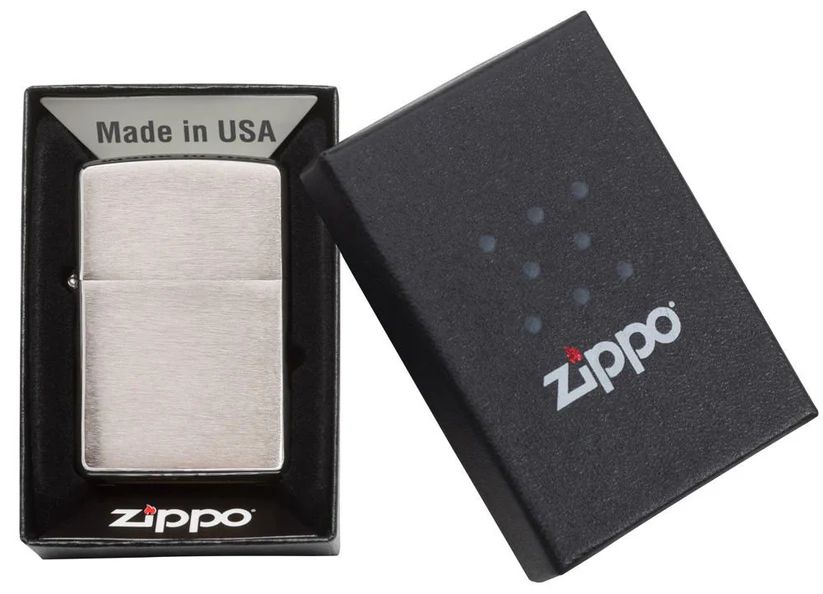 Zapalniczka benzynowa Zippo - Chrome Brushed
