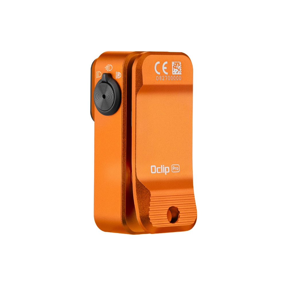 Latarka akumulatorowa Olight Oclip Pro Orange - 500 lumenów