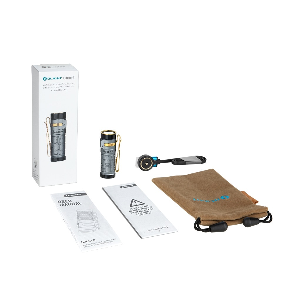 Latarka akumulatorowa Olight Baton 4 Fighter Pilot - 1300 lumenów