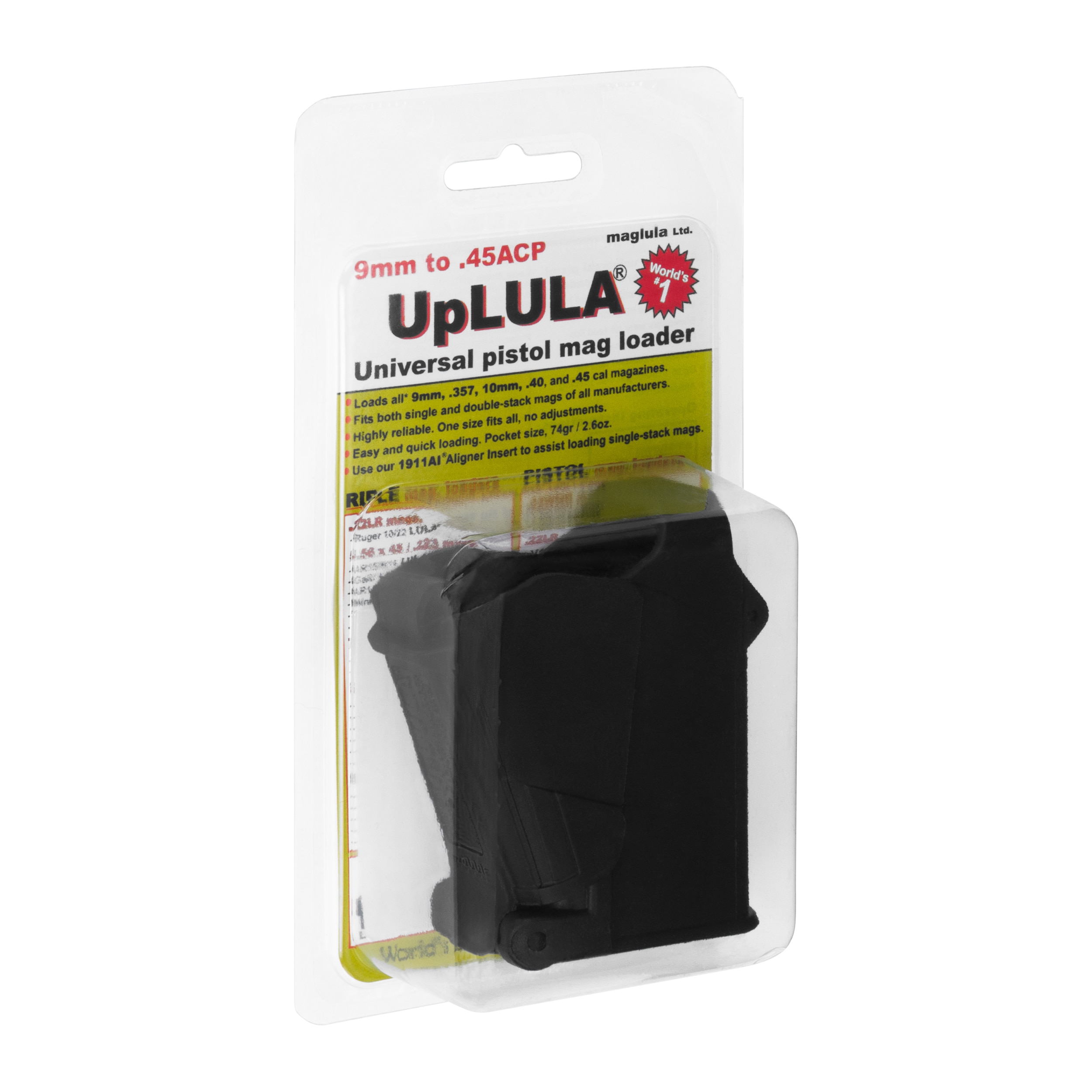 Szybkoładowarka Maglula do magazynków pistoletowych 9 mm - 45 ACP - Black
