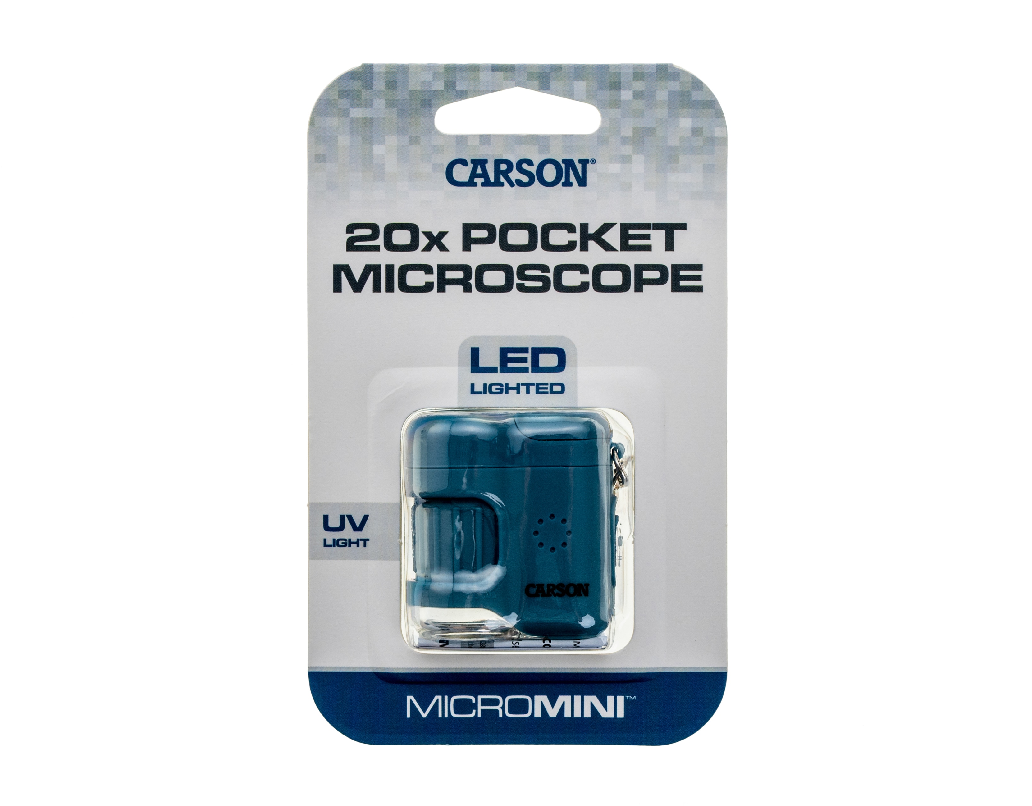 Кишеньковий мікроскоп Carson MicroMini Blue 20x