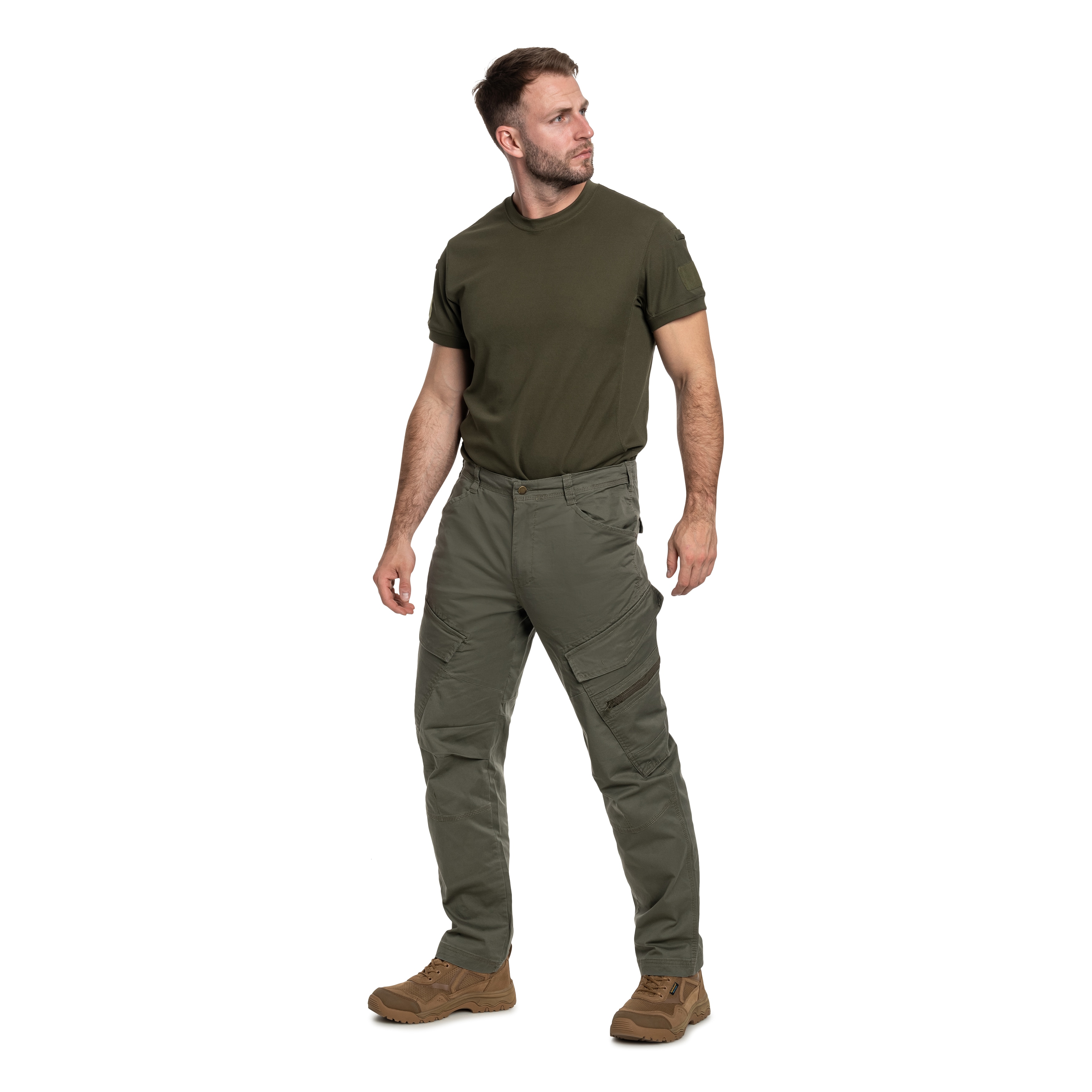 Spodnie Brandit Adven Slim Fit - Olive