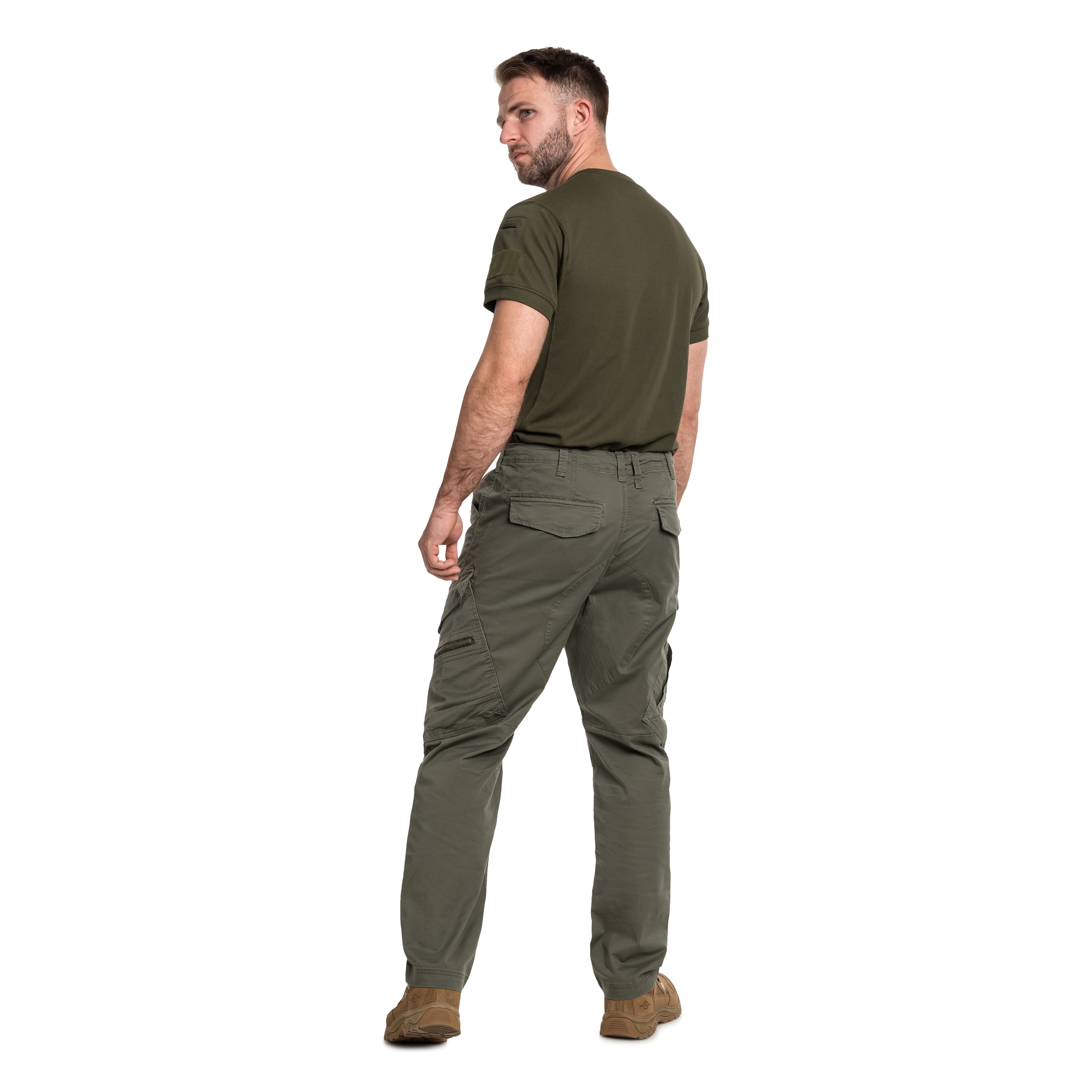 Штани Brandit Adven Slim Fit - Olive